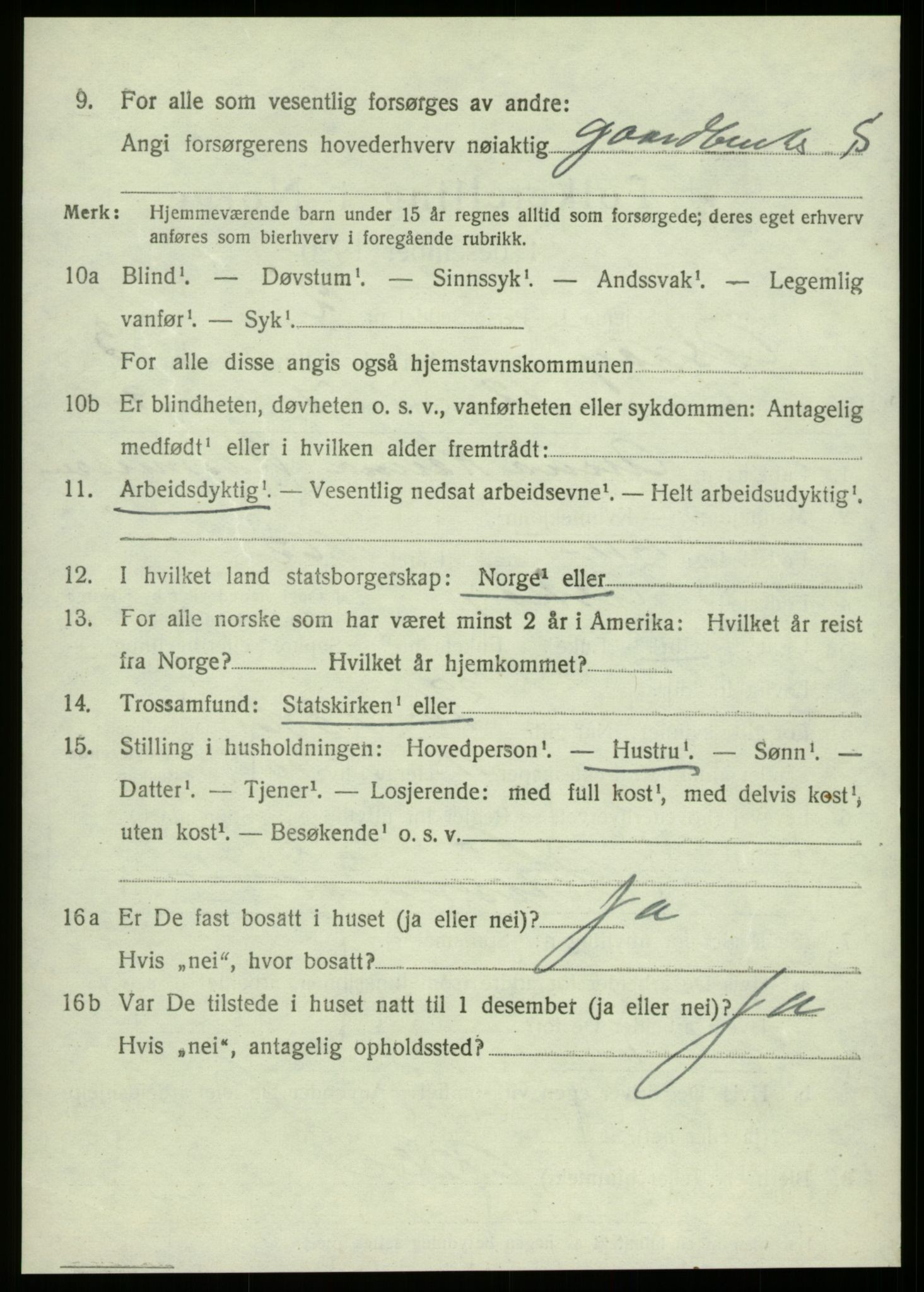 SAB, 1920 census for Askøy, 1920, p. 6491