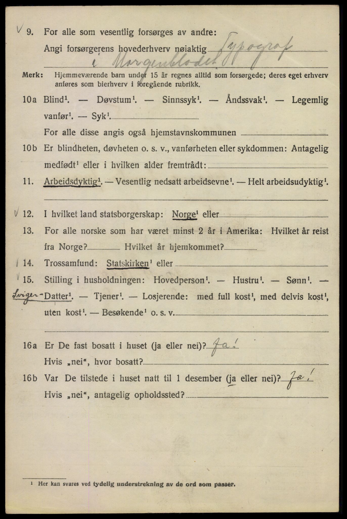 SAO, 1920 census for Kristiania, 1920, p. 364646