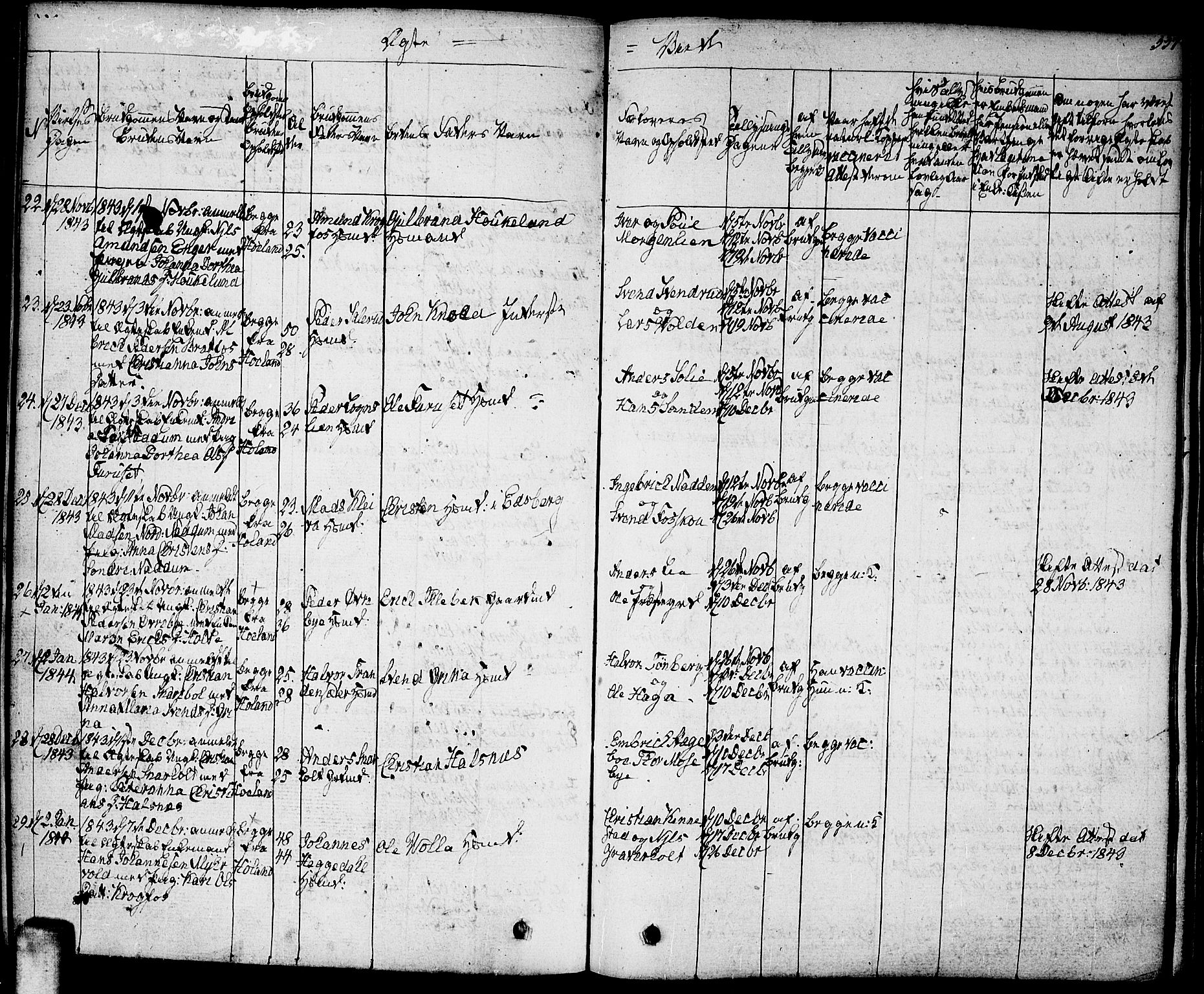 Høland prestekontor Kirkebøker, AV/SAO-A-10346a/F/Fa/L0008: Parish register (official) no. I 8, 1827-1845, p. 337