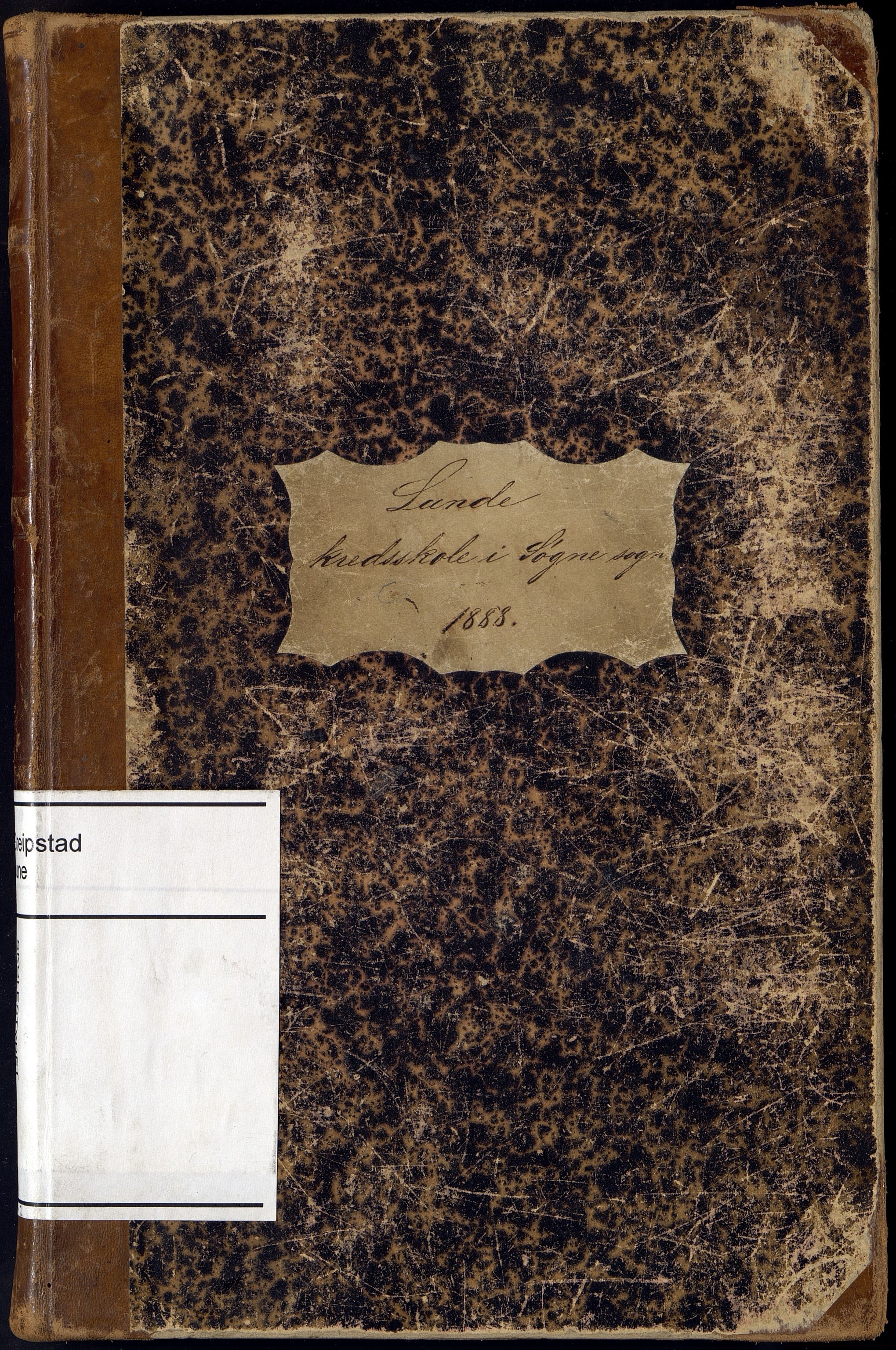 Søgne og Greipstad kommune - Lunde Krets, ARKSOR/1018SG555/H/L0002: Skoleprotokoll, 1888-1904