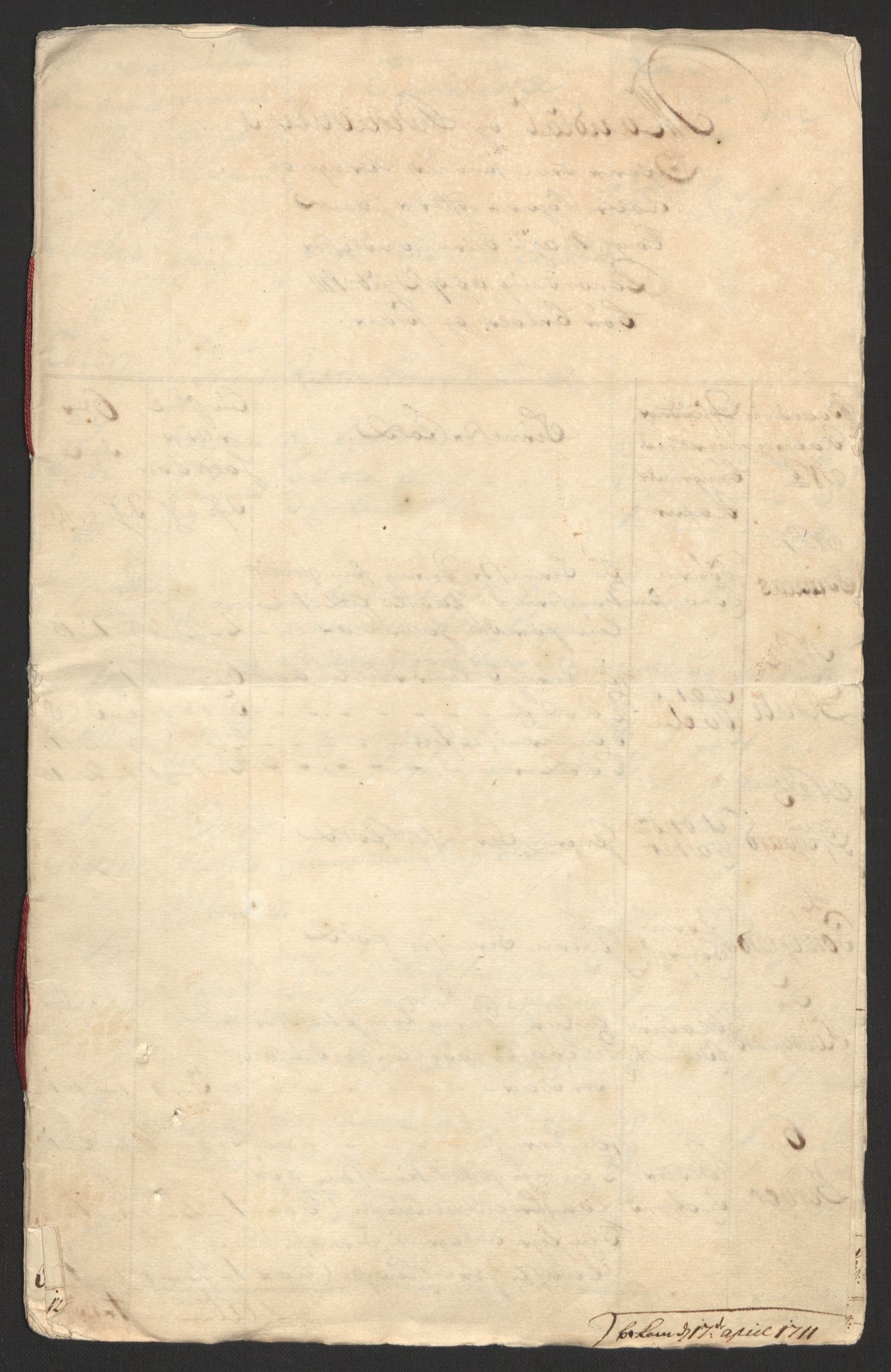 Rentekammeret inntil 1814, Reviderte regnskaper, Fogderegnskap, RA/EA-4092/R01/L0020: Fogderegnskap Idd og Marker, 1711, p. 303
