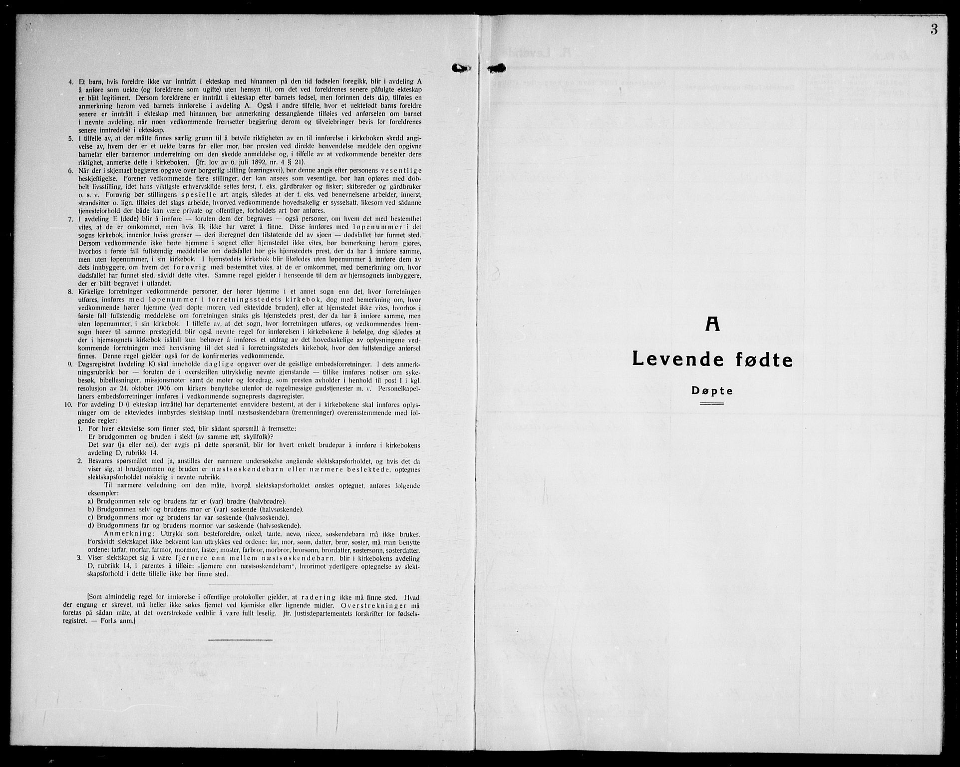 Fiskum kirkebøker, AV/SAKO-A-15/G/Ga/L0007: Parish register (copy) no. 7, 1928-1945, p. 3