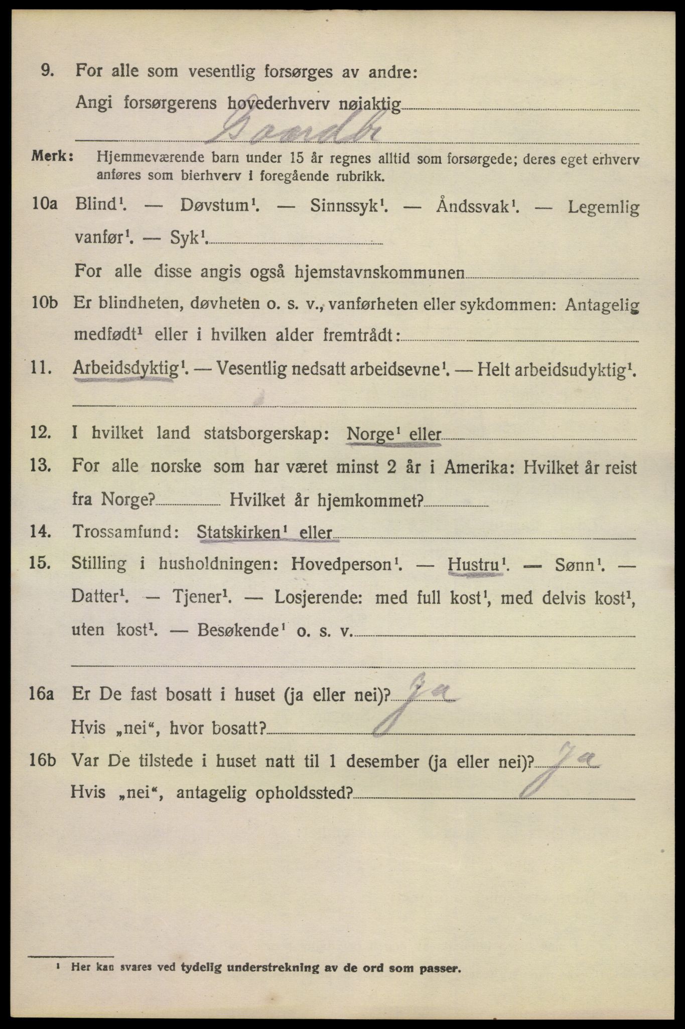SAKO, 1920 census for Lardal, 1920, p. 5214