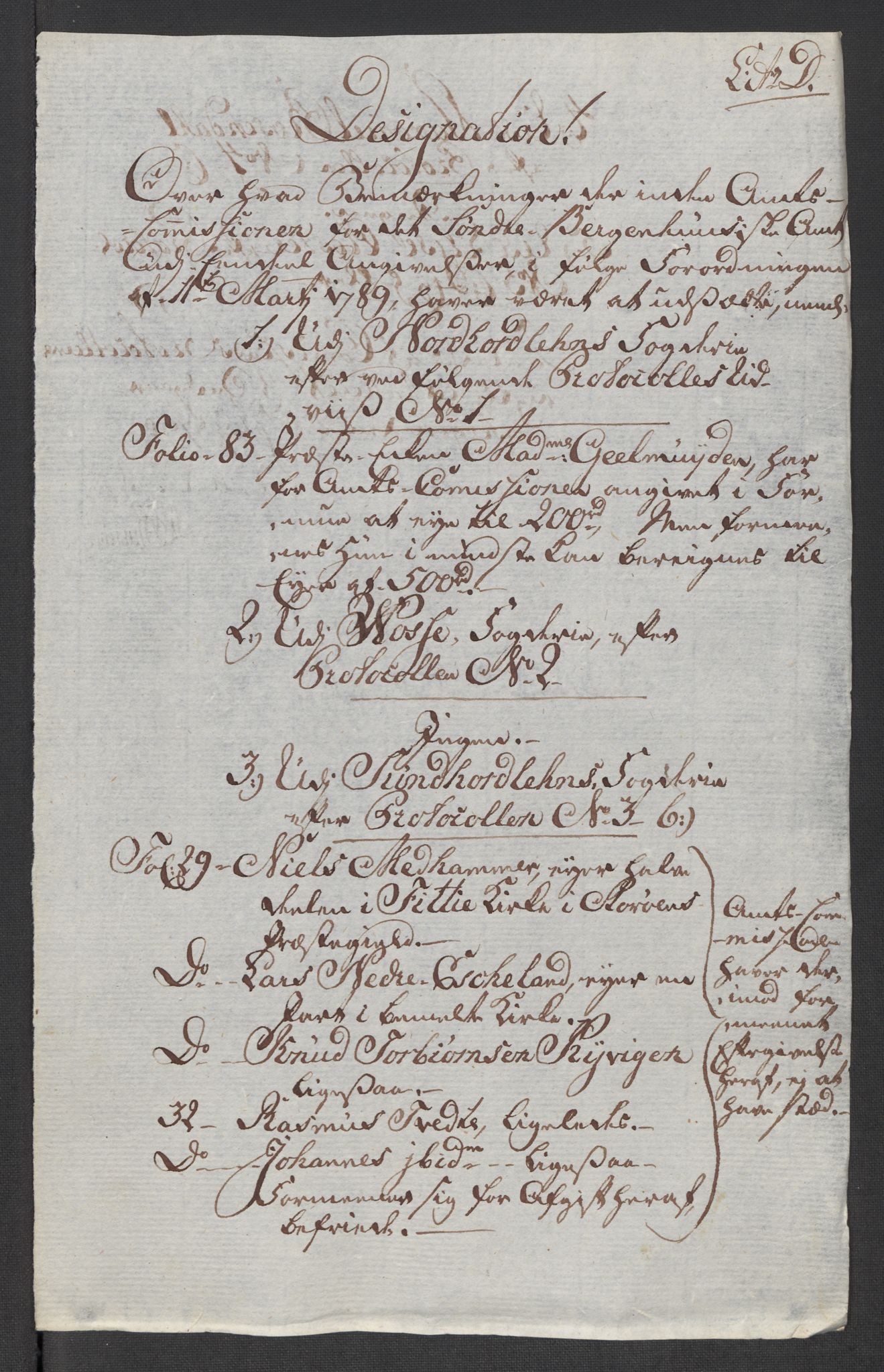 Rentekammeret inntil 1814, Reviderte regnskaper, Mindre regnskaper, AV/RA-EA-4068/Rf/Rfe/L0049: Sunnhordland og Hardanger fogderi, Sunnmøre fogderi, 1789, p. 31