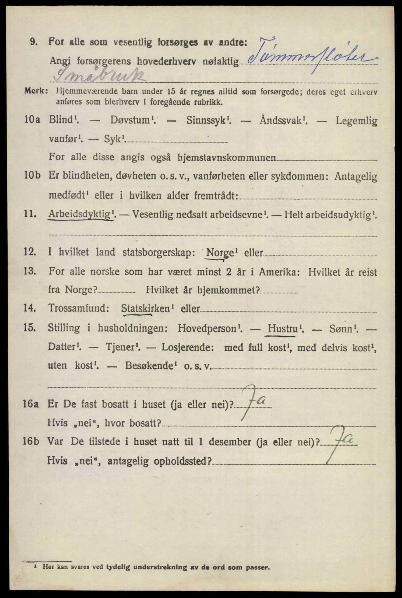 SAKO, 1920 census for Ådal, 1920, p. 4635