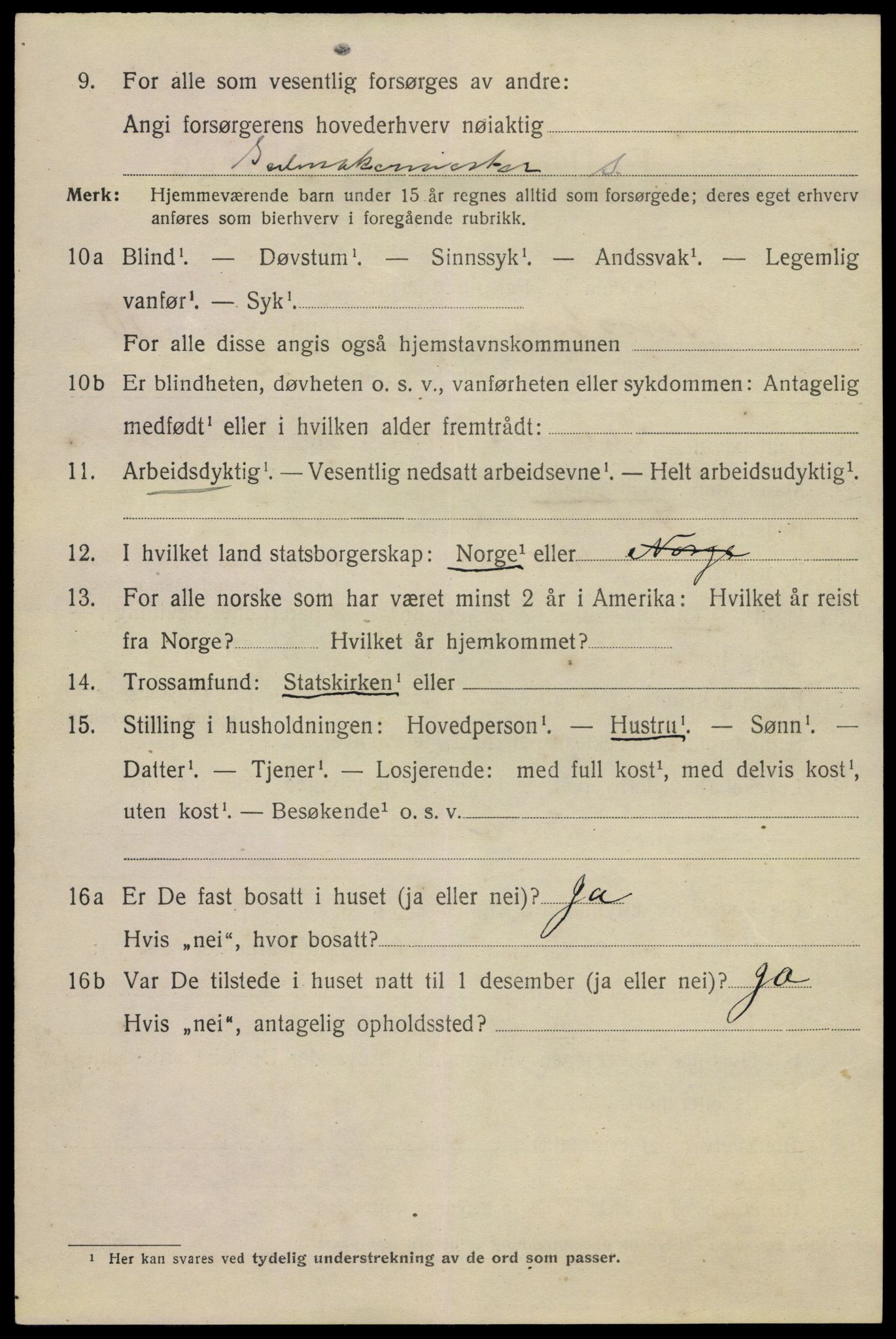 SAKO, 1920 census for Tønsberg, 1920, p. 10898