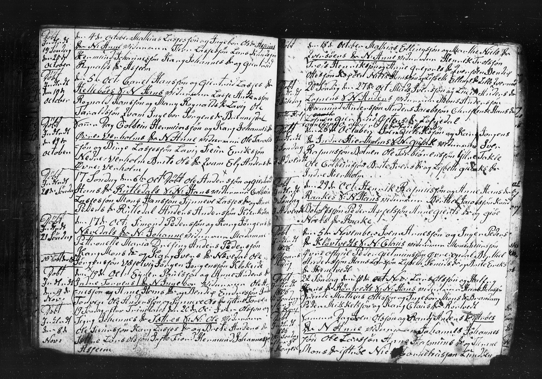 Gulen sokneprestembete, AV/SAB-A-80201/H/Hab: Parish register (copy) no. A 2, 1791-1814