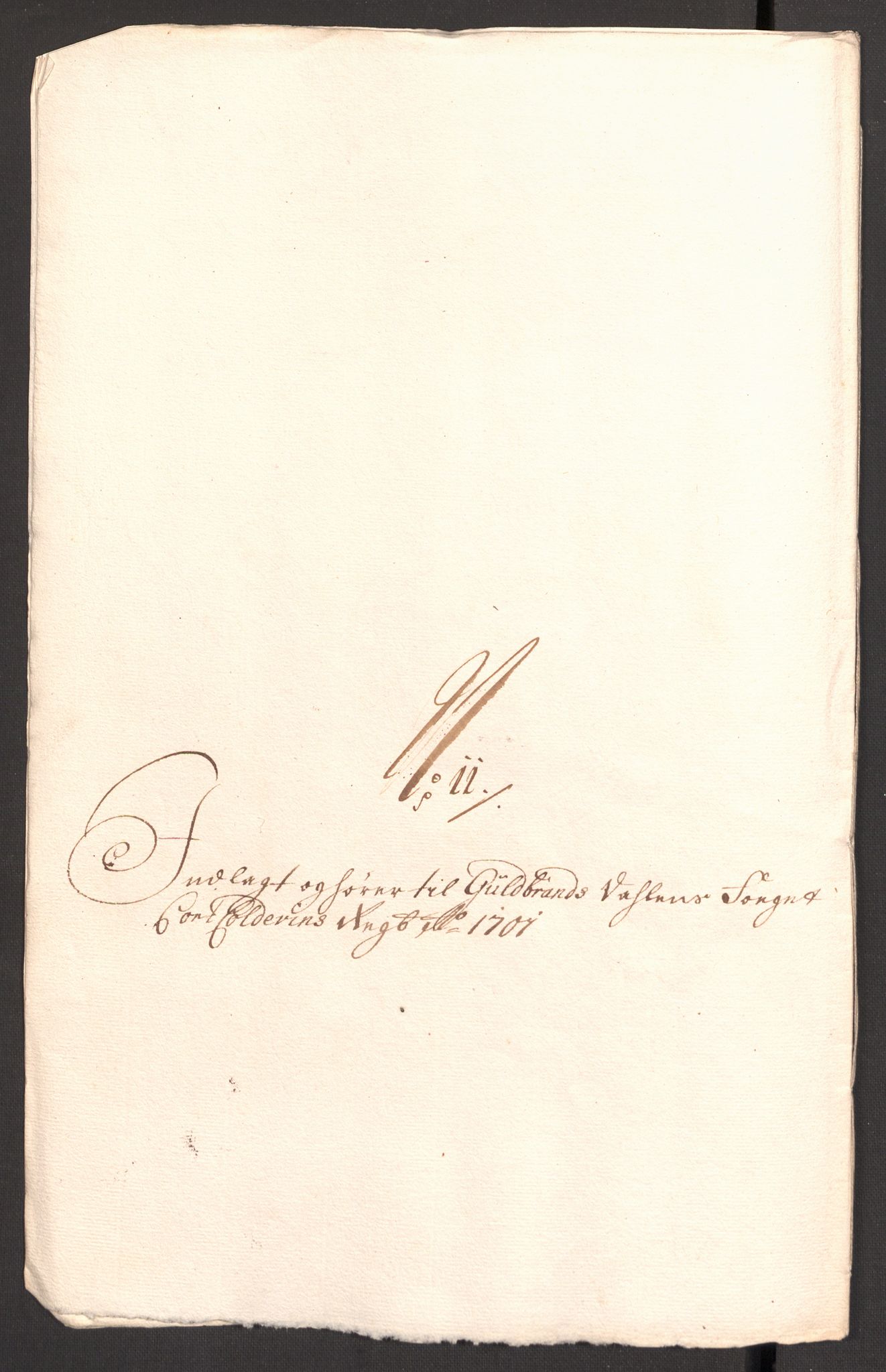 Rentekammeret inntil 1814, Reviderte regnskaper, Fogderegnskap, RA/EA-4092/R17/L1174: Fogderegnskap Gudbrandsdal, 1701, p. 134