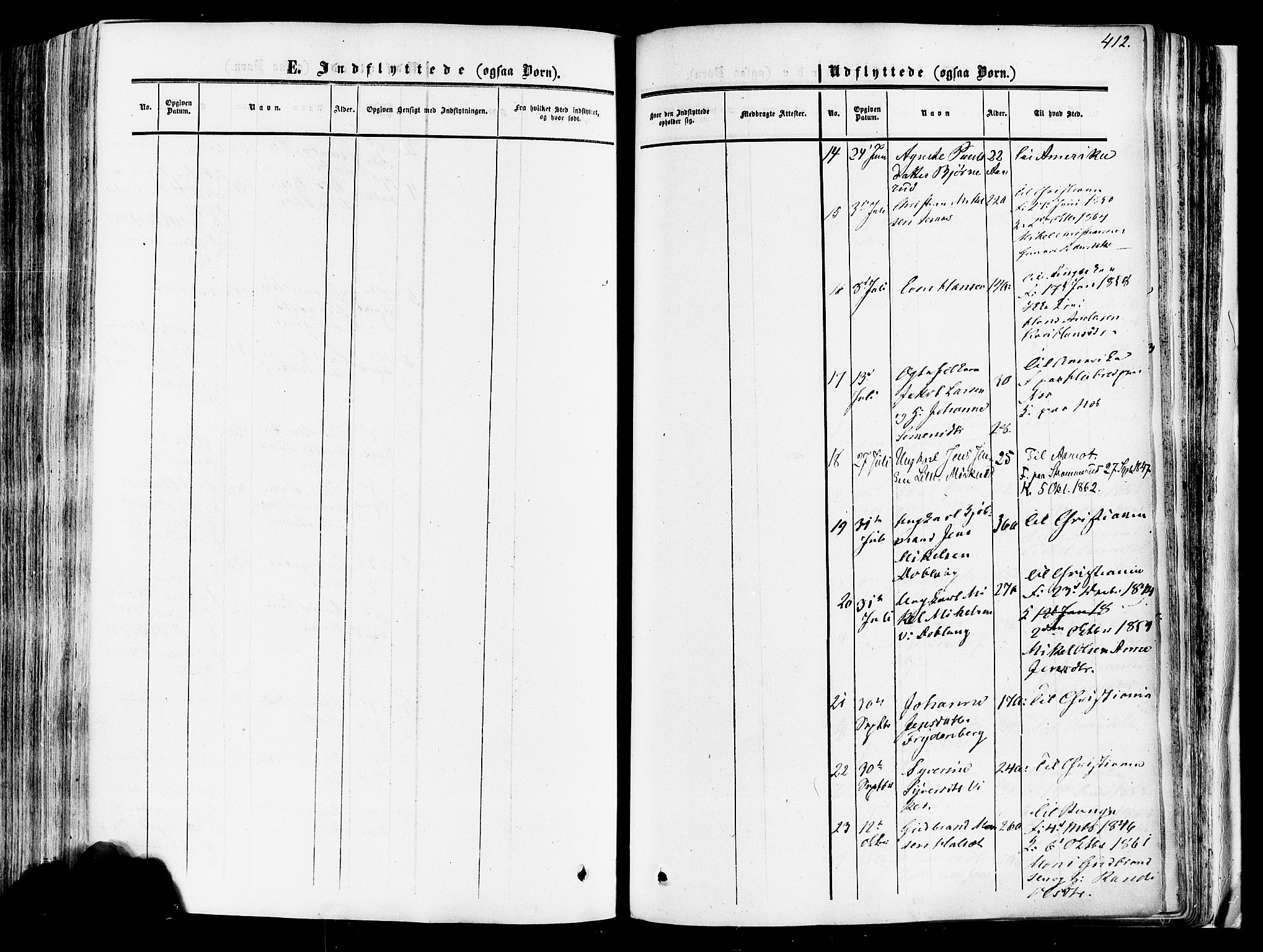 Vang prestekontor, Hedmark, SAH/PREST-008/H/Ha/Haa/L0013: Parish register (official) no. 13, 1855-1879, p. 412