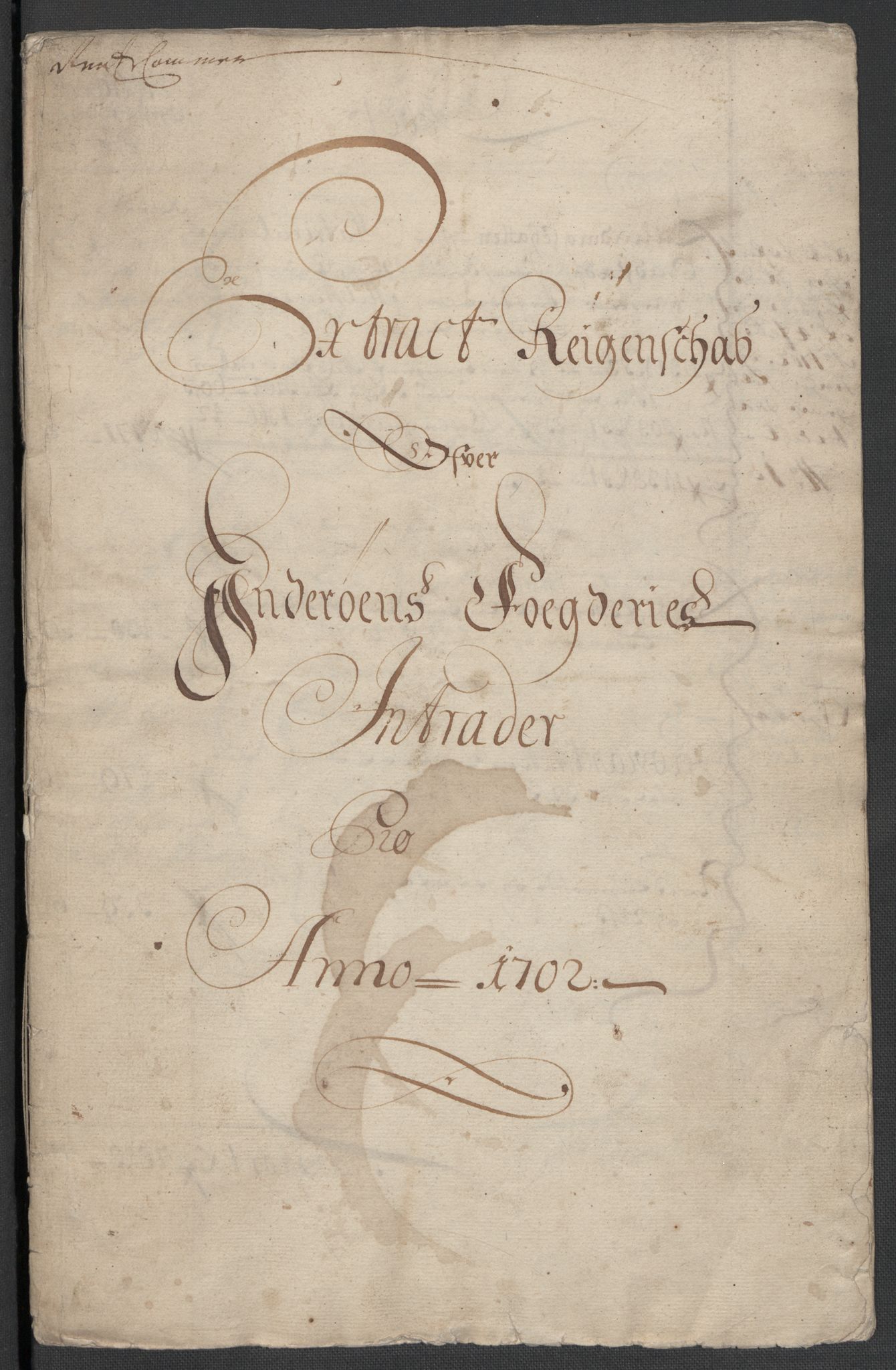 Rentekammeret inntil 1814, Reviderte regnskaper, Fogderegnskap, RA/EA-4092/R63/L4312: Fogderegnskap Inderøy, 1701-1702, p. 187