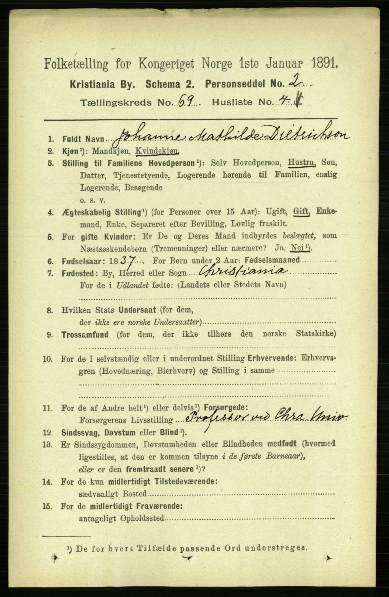 RA, 1891 census for 0301 Kristiania, 1891, p. 38299