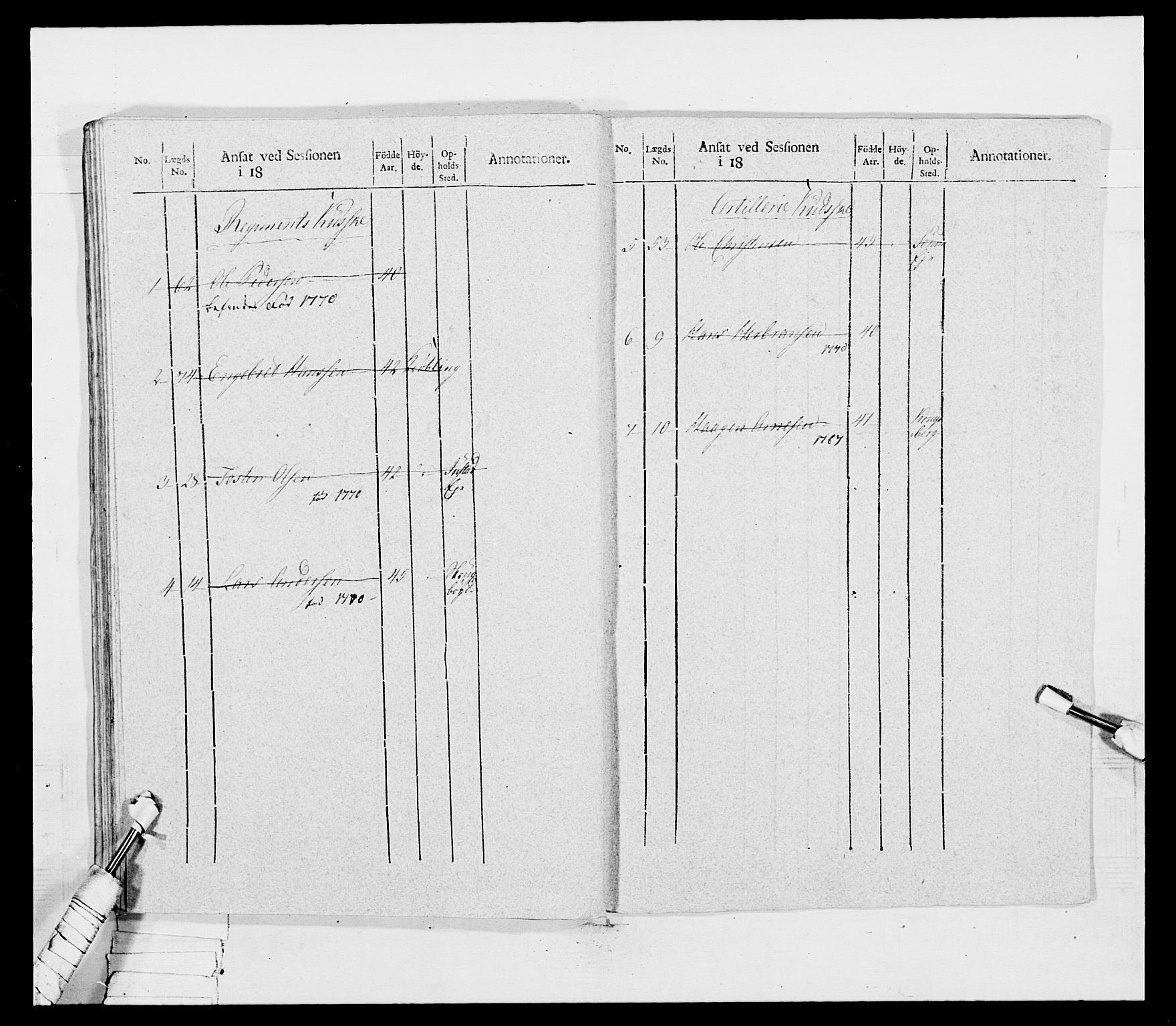 Generalitets- og kommissariatskollegiet, Det kongelige norske kommissariatskollegium, AV/RA-EA-5420/E/Eh/L0032a: Nordafjelske gevorbne infanteriregiment, 1806, p. 435