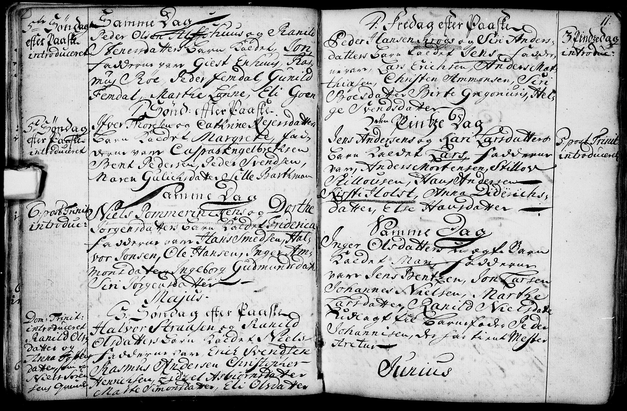 Glemmen prestekontor Kirkebøker, AV/SAO-A-10908/F/Fa/L0001: Parish register (official) no. 1, 1733-1759, p. 11