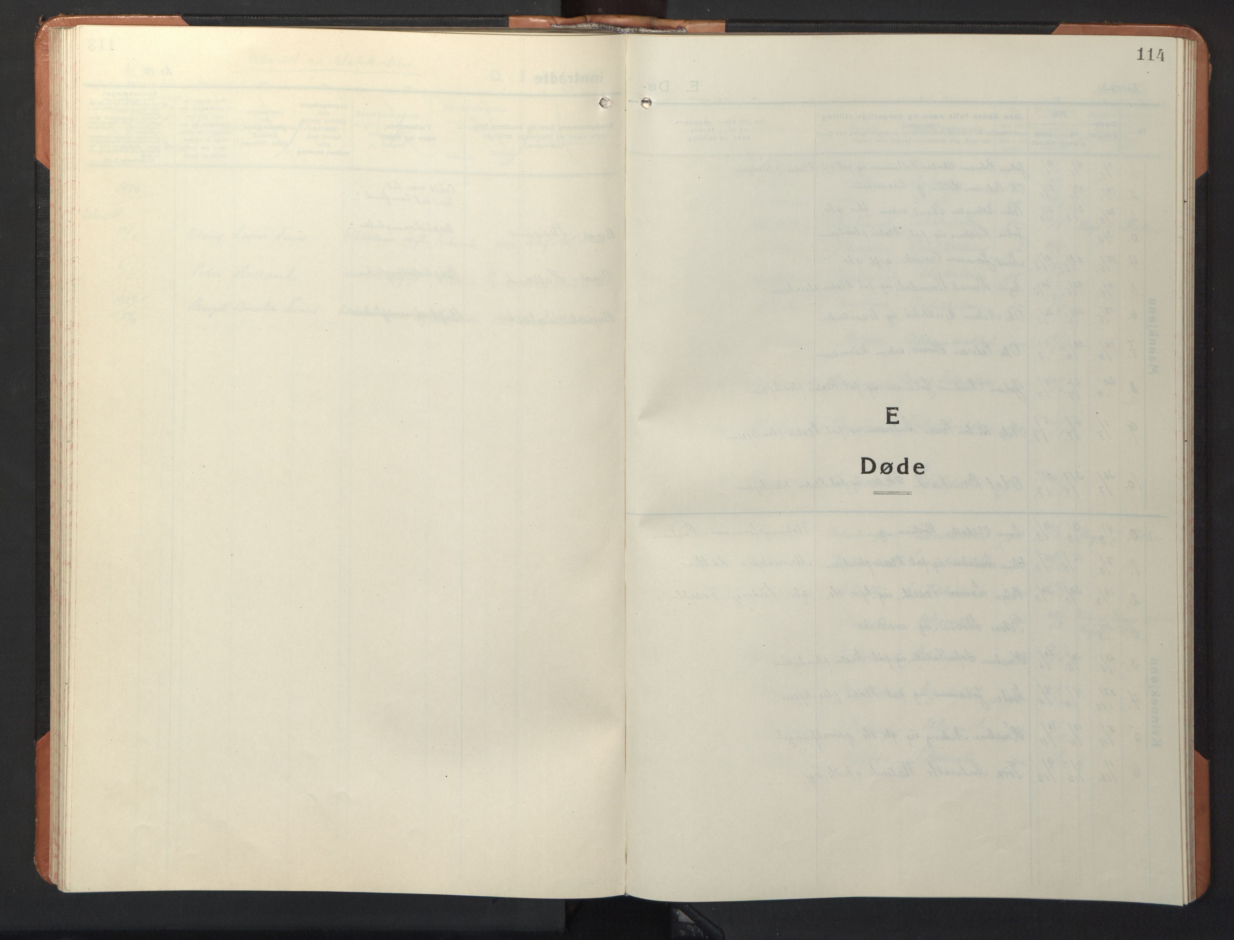 Ministerialprotokoller, klokkerbøker og fødselsregistre - Sør-Trøndelag, SAT/A-1456/618/L0454: Parish register (copy) no. 618C05, 1926-1946, p. 114
