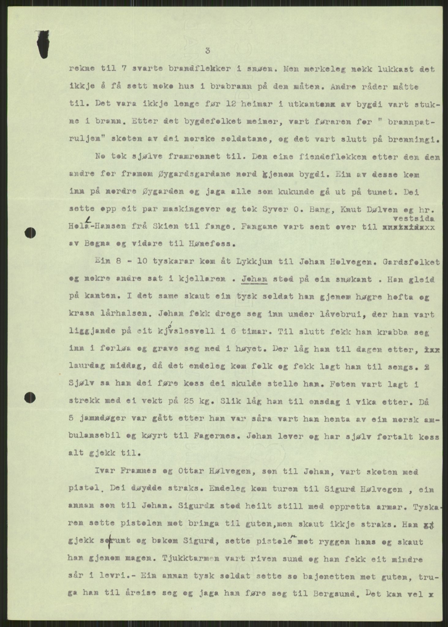 Forsvaret, Forsvarets krigshistoriske avdeling, AV/RA-RAFA-2017/Y/Ya/L0014: II-C-11-31 - Fylkesmenn.  Rapporter om krigsbegivenhetene 1940., 1940, p. 210