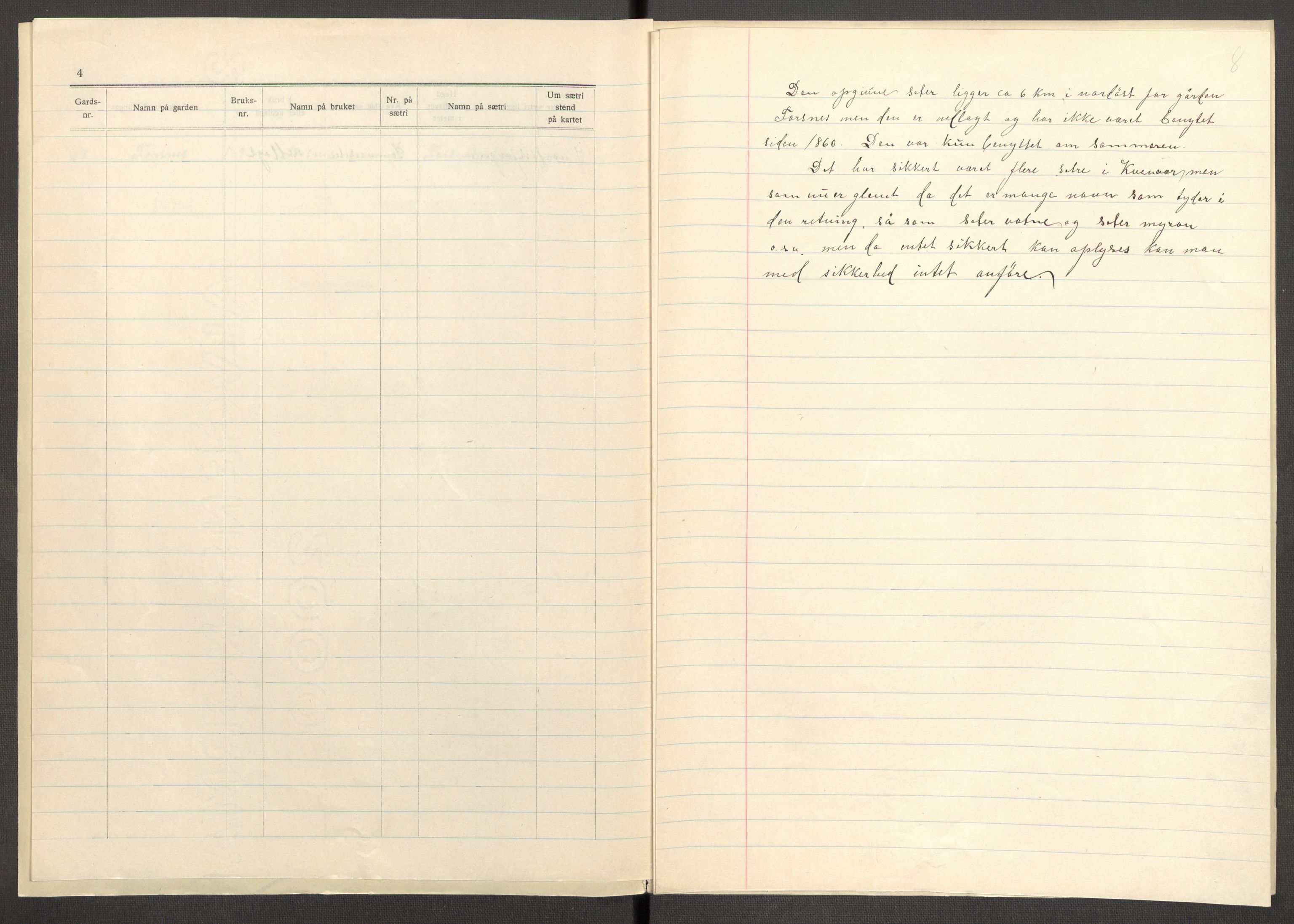 Instituttet for sammenlignende kulturforskning, AV/RA-PA-0424/F/Fc/L0013/0004: Eske B13: / Sør-Trøndelag (perm XXXVIII), 1933-1936, p. 8