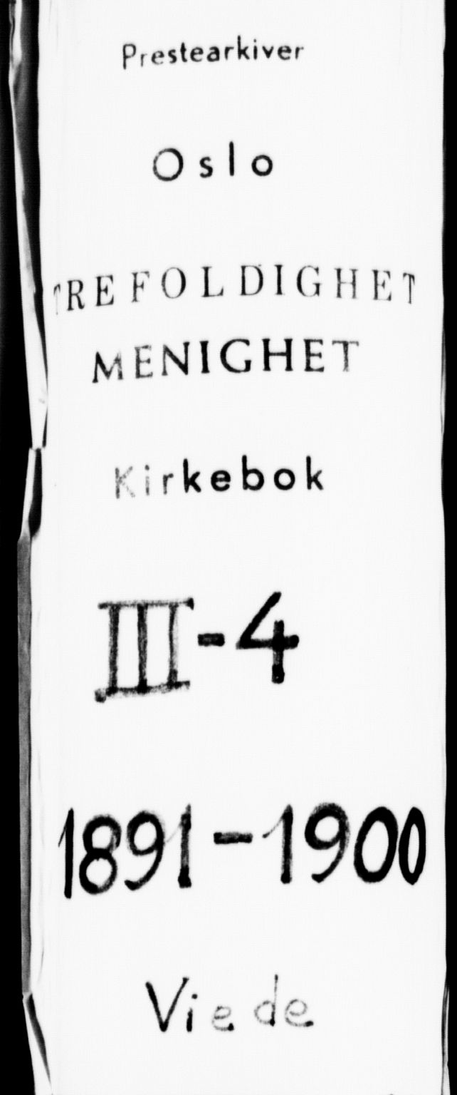 Trefoldighet prestekontor Kirkebøker, SAO/A-10882/F/Fc/L0004: Parish register (official) no. III 4, 1891-1900