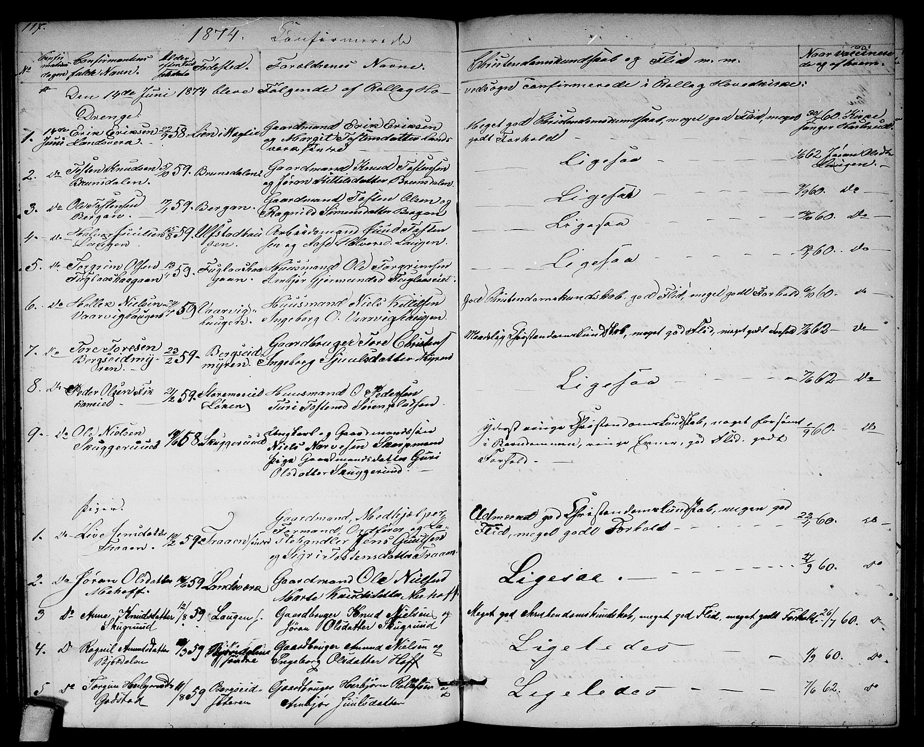 Rollag kirkebøker, AV/SAKO-A-240/G/Ga/L0003: Parish register (copy) no. I 3, 1856-1887, p. 117