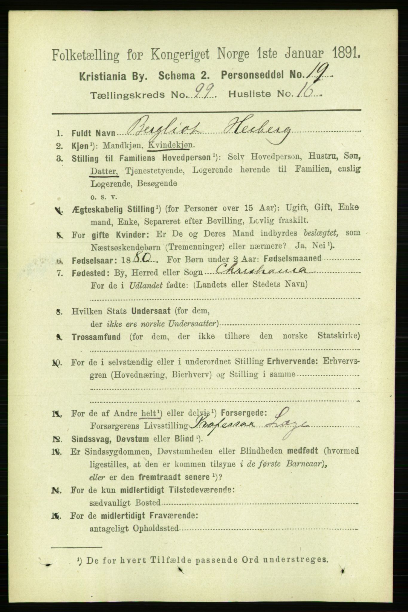 RA, 1891 census for 0301 Kristiania, 1891, p. 48834