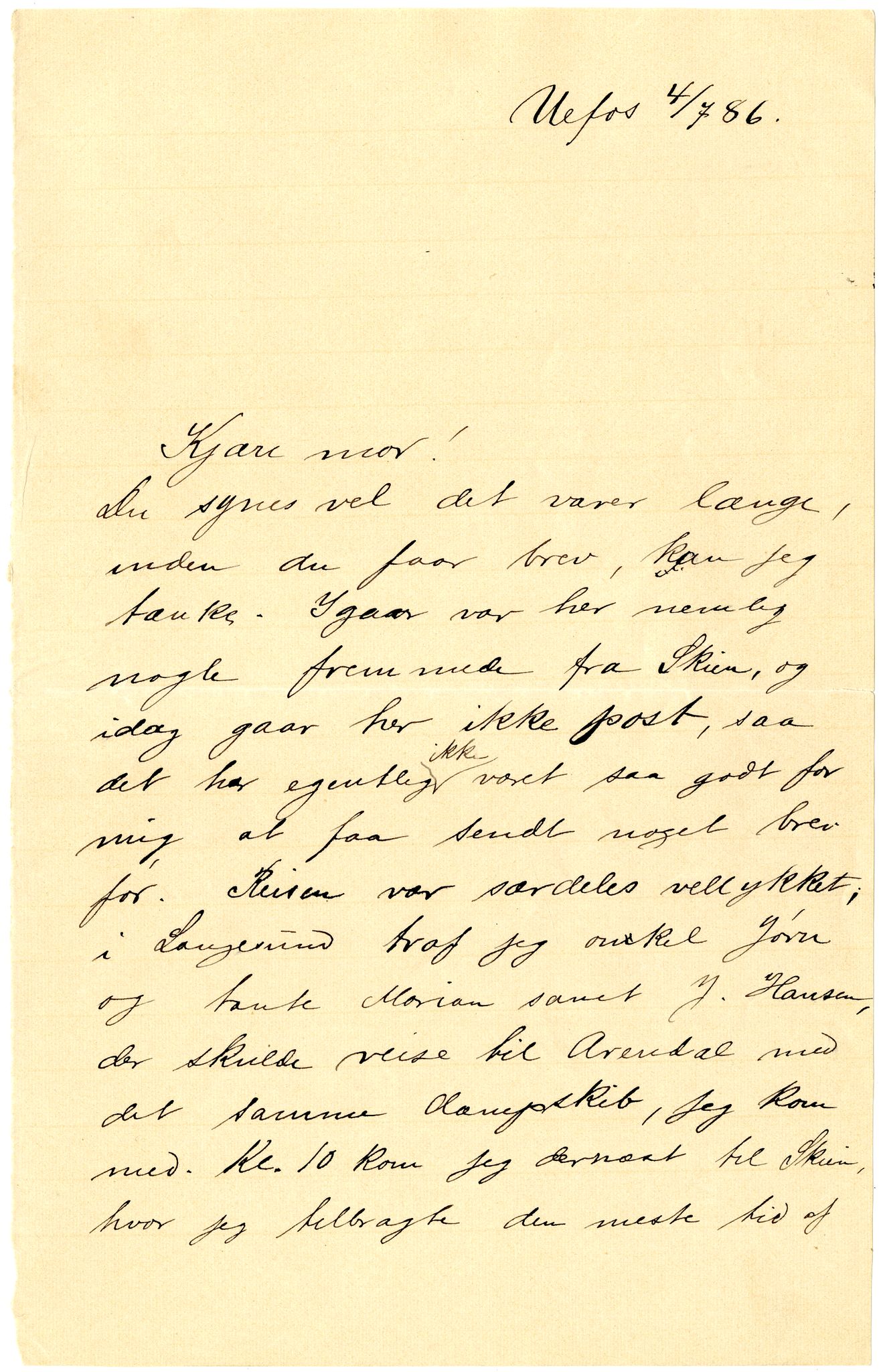 Diderik Maria Aalls brevsamling, NF/Ark-1023/F/L0001: D.M. Aalls brevsamling. A - B, 1738-1889, p. 202