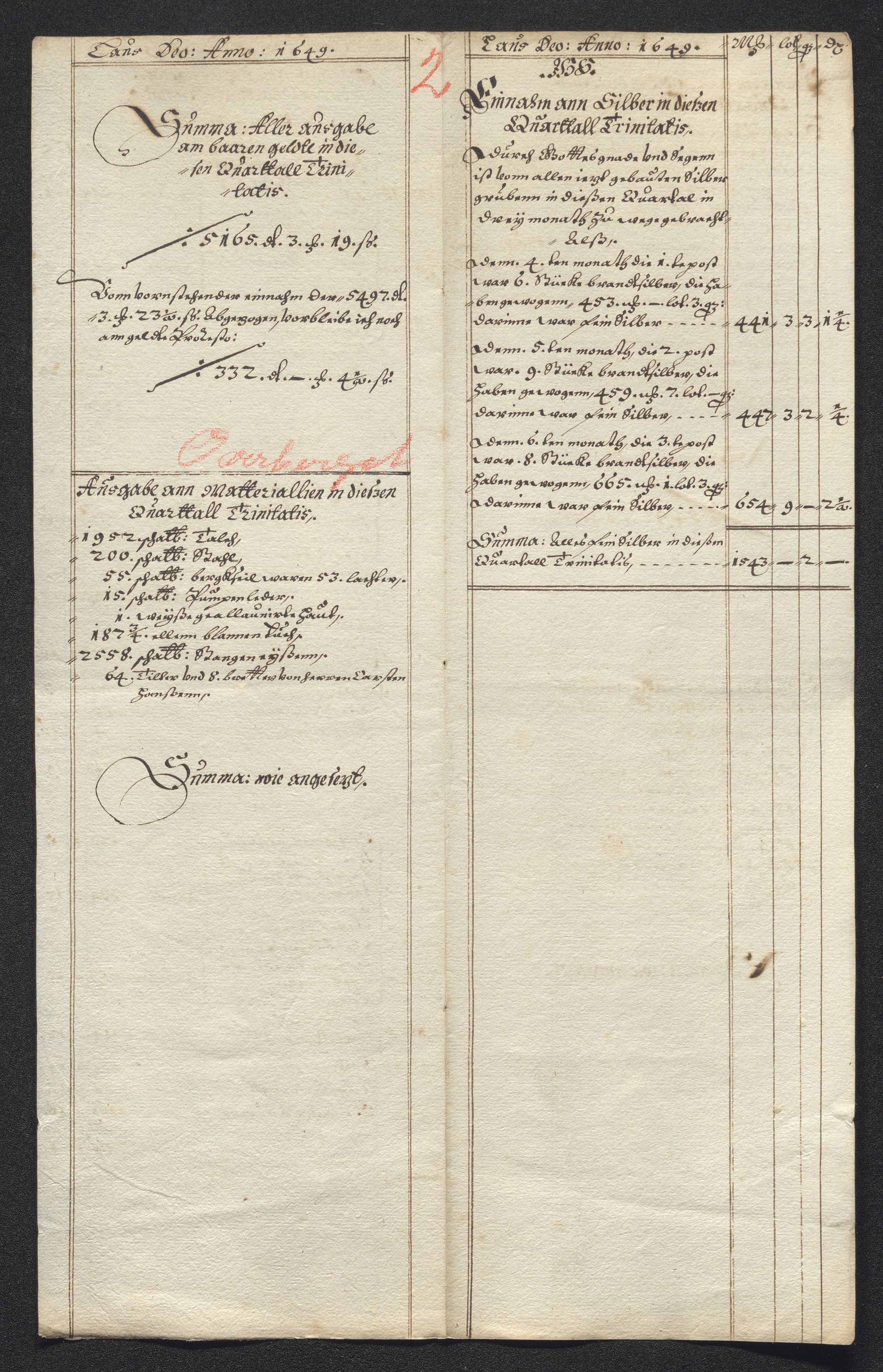 Kongsberg Sølvverk 1623-1816, AV/SAKO-EA-3135/001/D/Dc/Dcd/L0023: Utgiftsregnskap for gruver m.m., 1649, p. 5