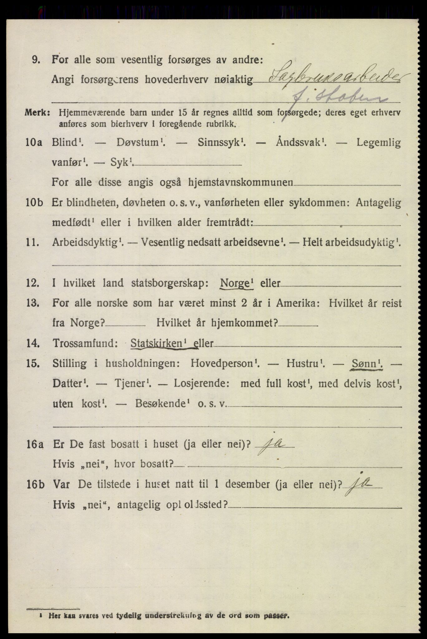 SAH, 1920 census for Tolga, 1920, p. 6236