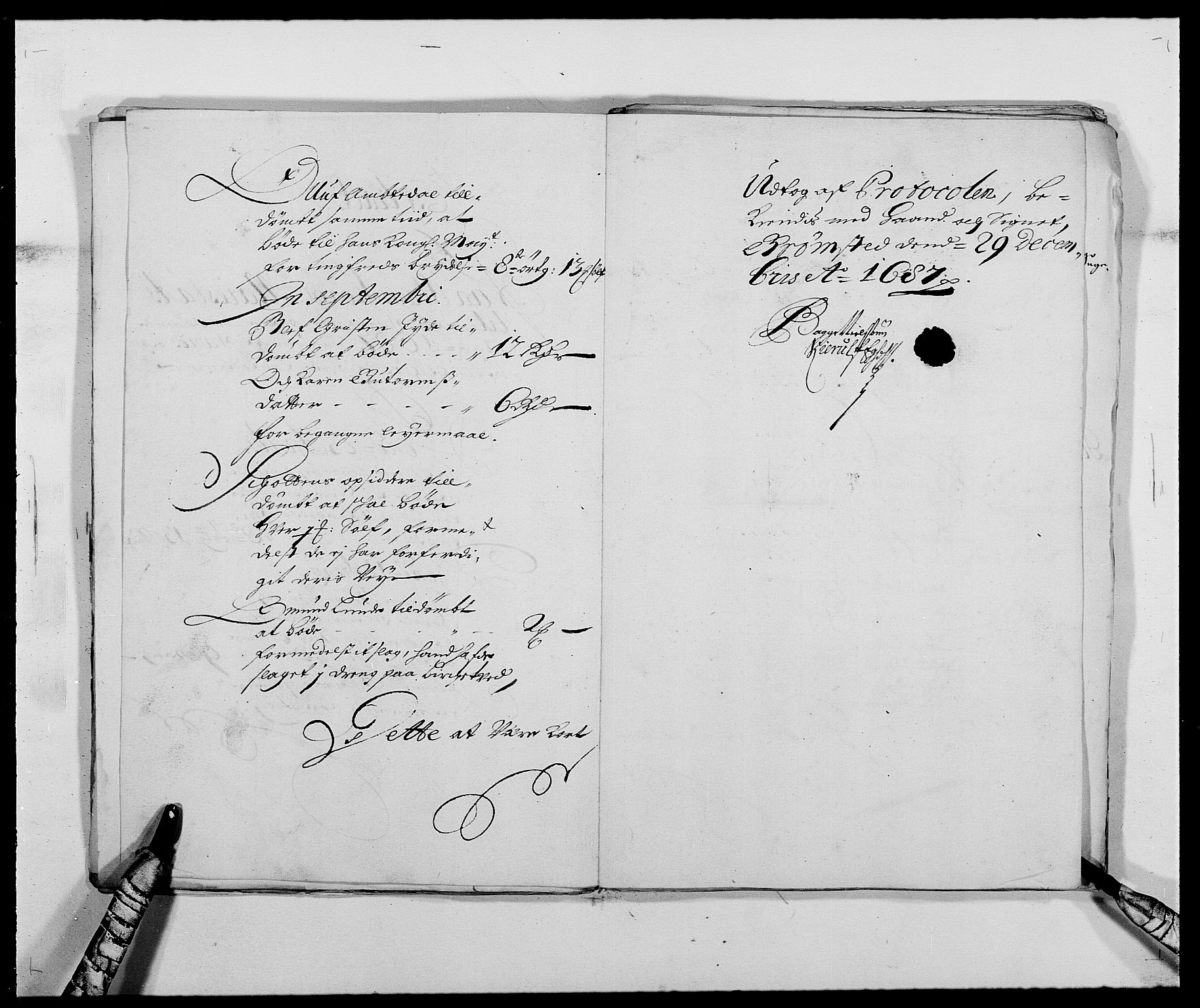 Rentekammeret inntil 1814, Reviderte regnskaper, Fogderegnskap, AV/RA-EA-4092/R39/L2309: Fogderegnskap Nedenes, 1684-1689, p. 19