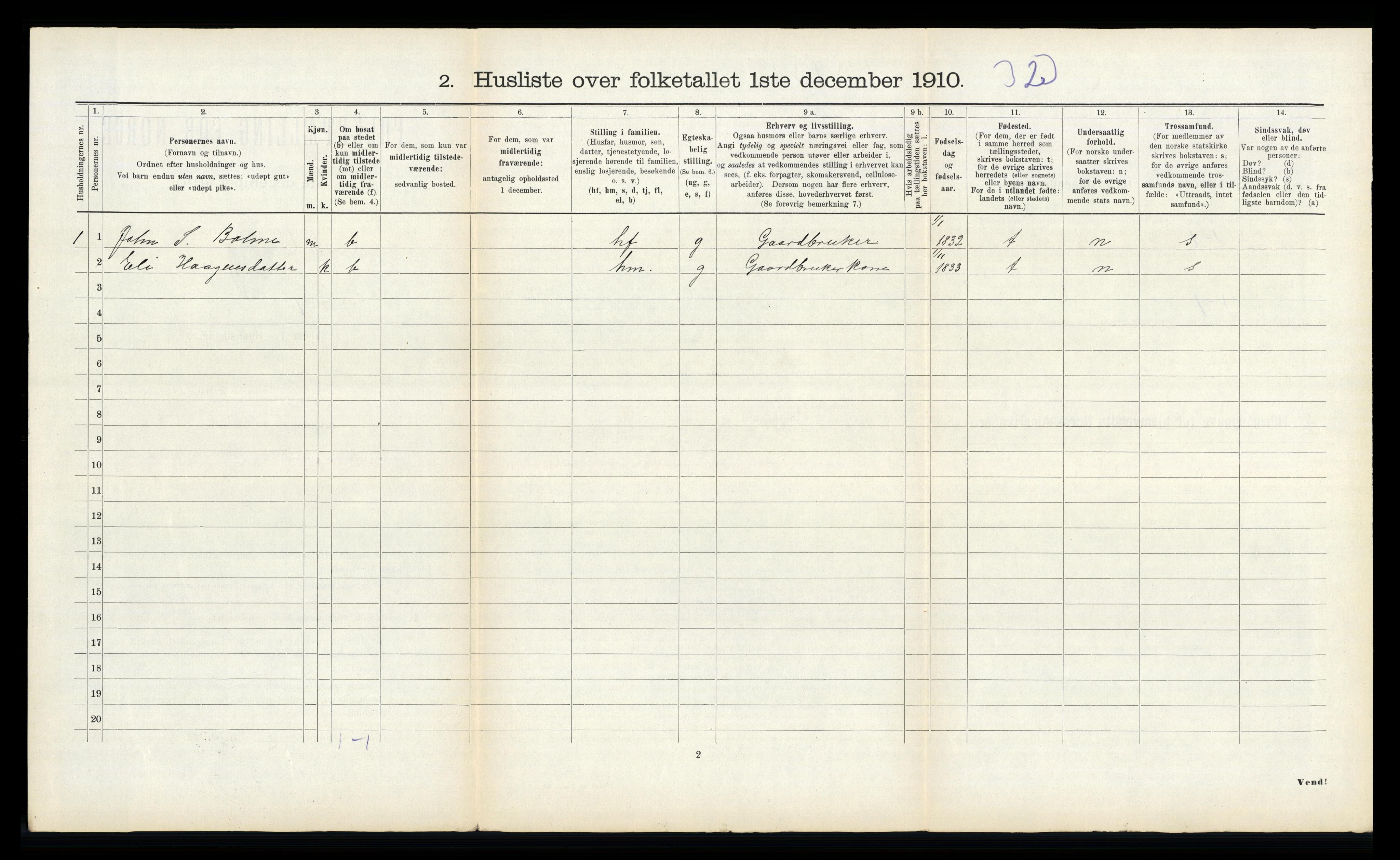 RA, 1910 census for Rindal, 1910, p. 764