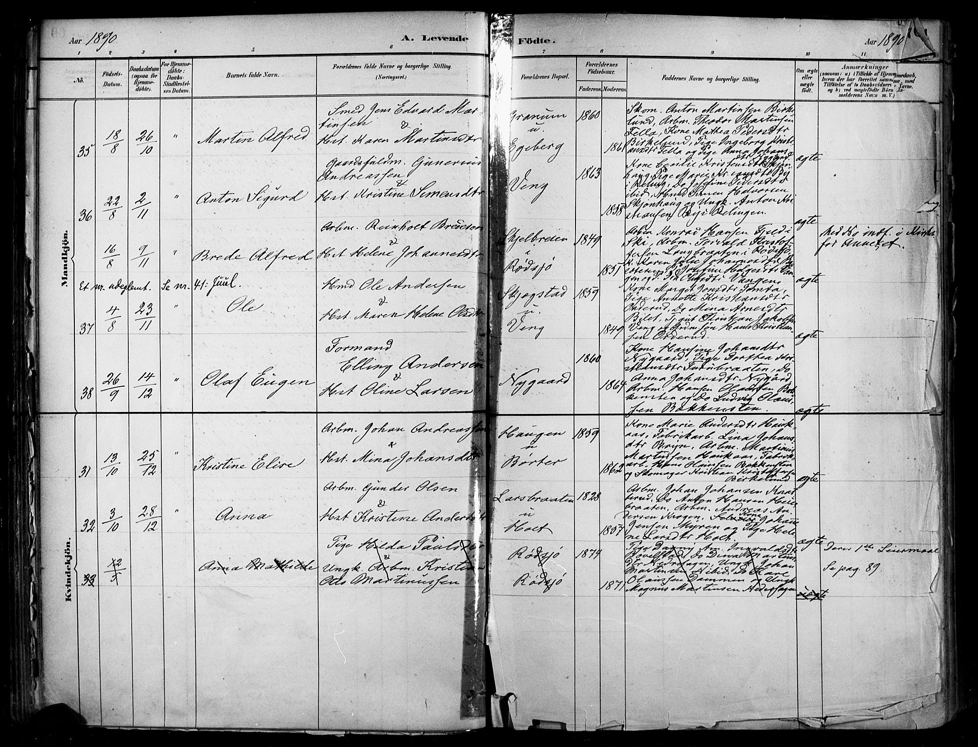 Enebakk prestekontor Kirkebøker, AV/SAO-A-10171c/F/Fa/L0016: Parish register (official) no. I 16, 1883-1898, p. 70