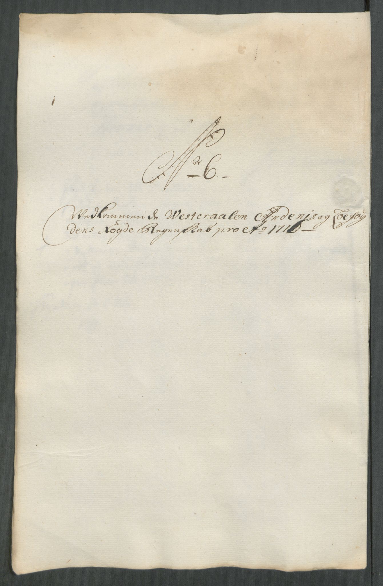 Rentekammeret inntil 1814, Reviderte regnskaper, Fogderegnskap, AV/RA-EA-4092/R67/L4682: Fogderegnskap Vesterålen, Andenes og Lofoten, 1716, p. 90