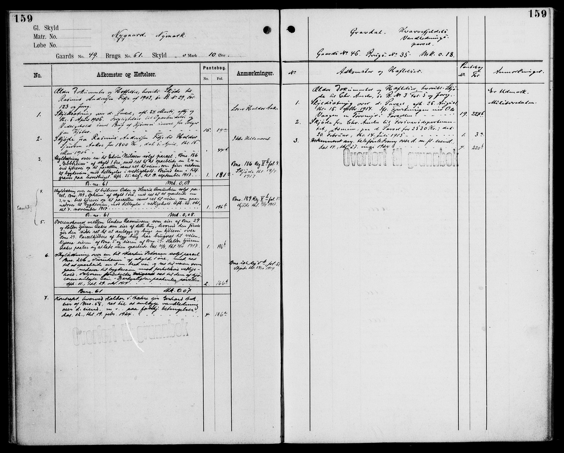 Midhordland sorenskriveri, AV/SAB-A-3001/1/G/Ga/Gab/L0110: Mortgage register no. II.A.b.110, p. 159