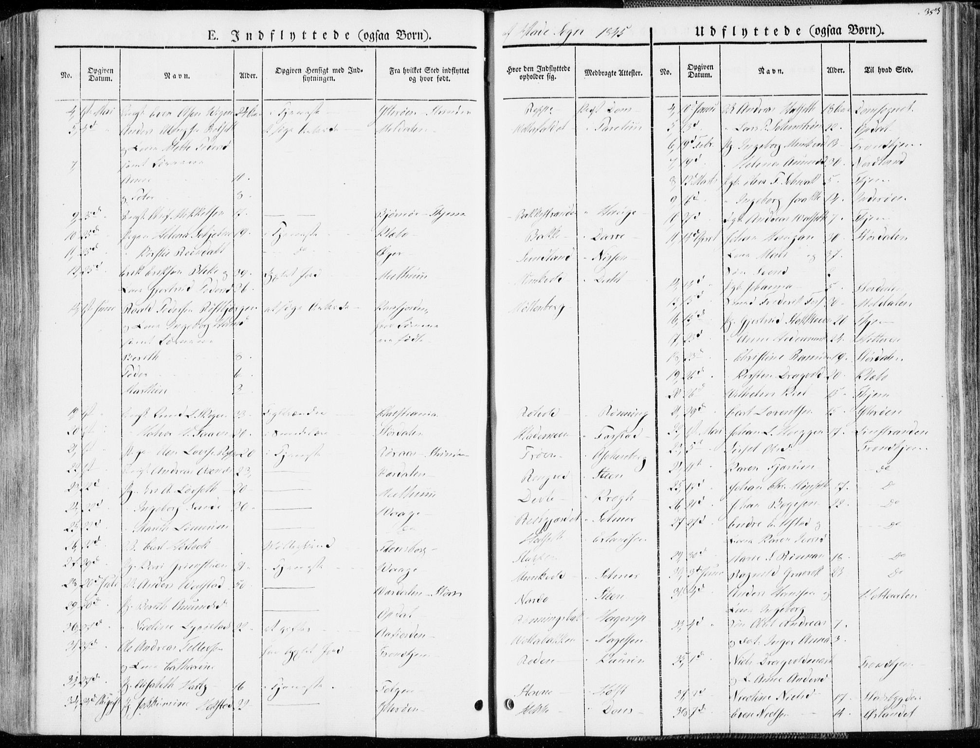 Ministerialprotokoller, klokkerbøker og fødselsregistre - Sør-Trøndelag, SAT/A-1456/606/L0290: Parish register (official) no. 606A05, 1841-1847, p. 353