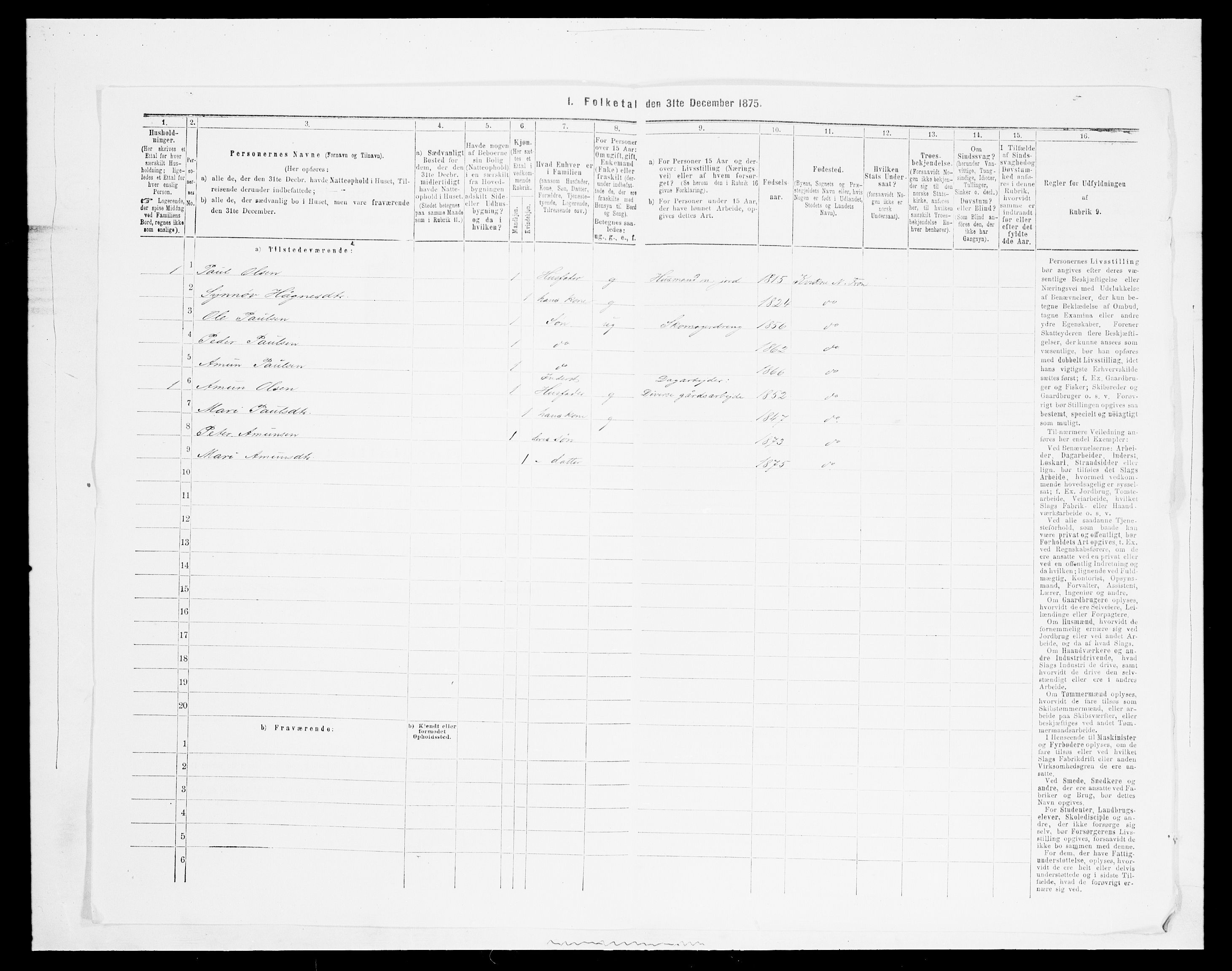 SAH, 1875 census for 0518P Nord-Fron, 1875, p. 514