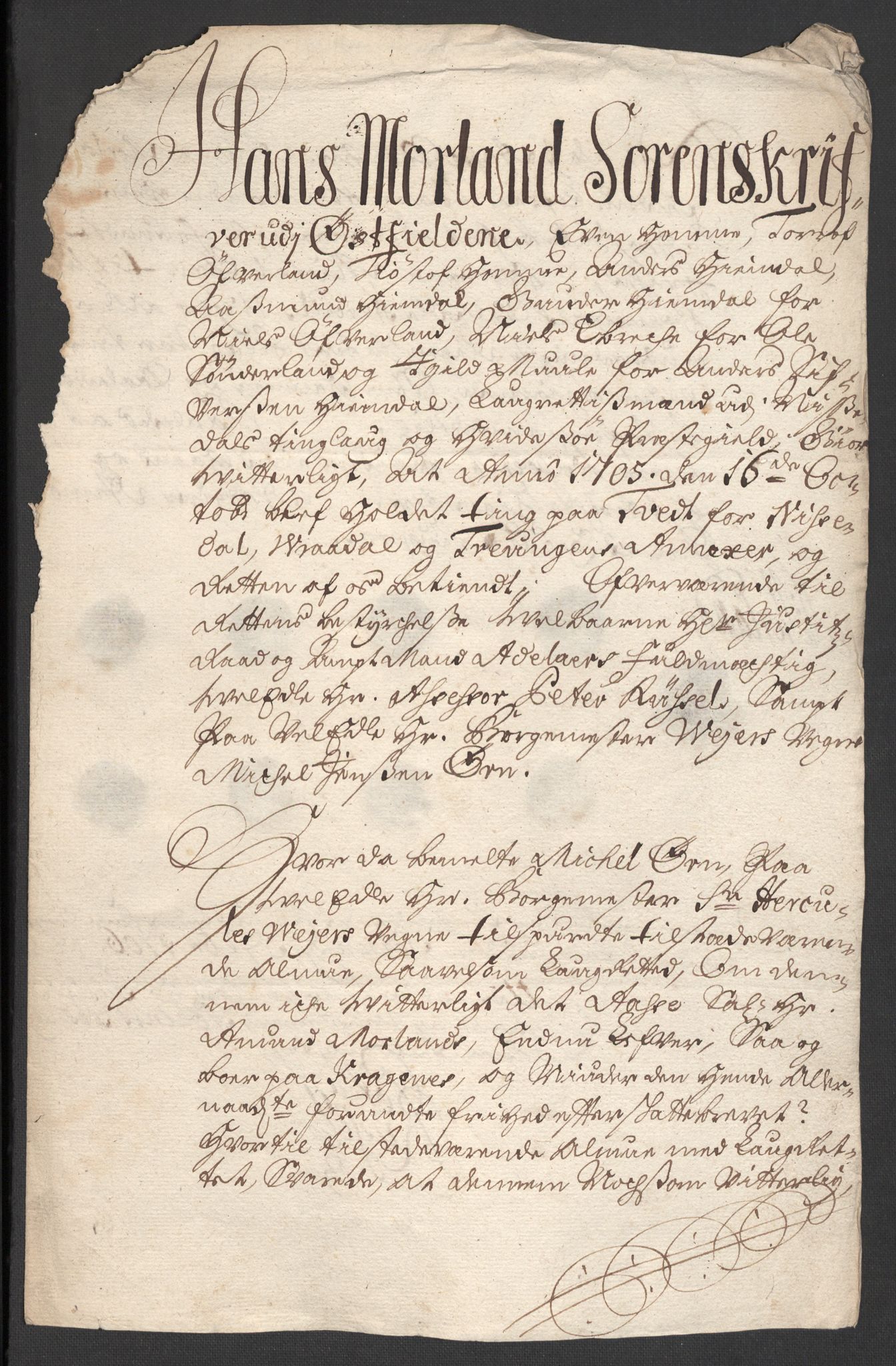 Rentekammeret inntil 1814, Reviderte regnskaper, Fogderegnskap, RA/EA-4092/R36/L2114: Fogderegnskap Øvre og Nedre Telemark og Bamble, 1705, p. 159