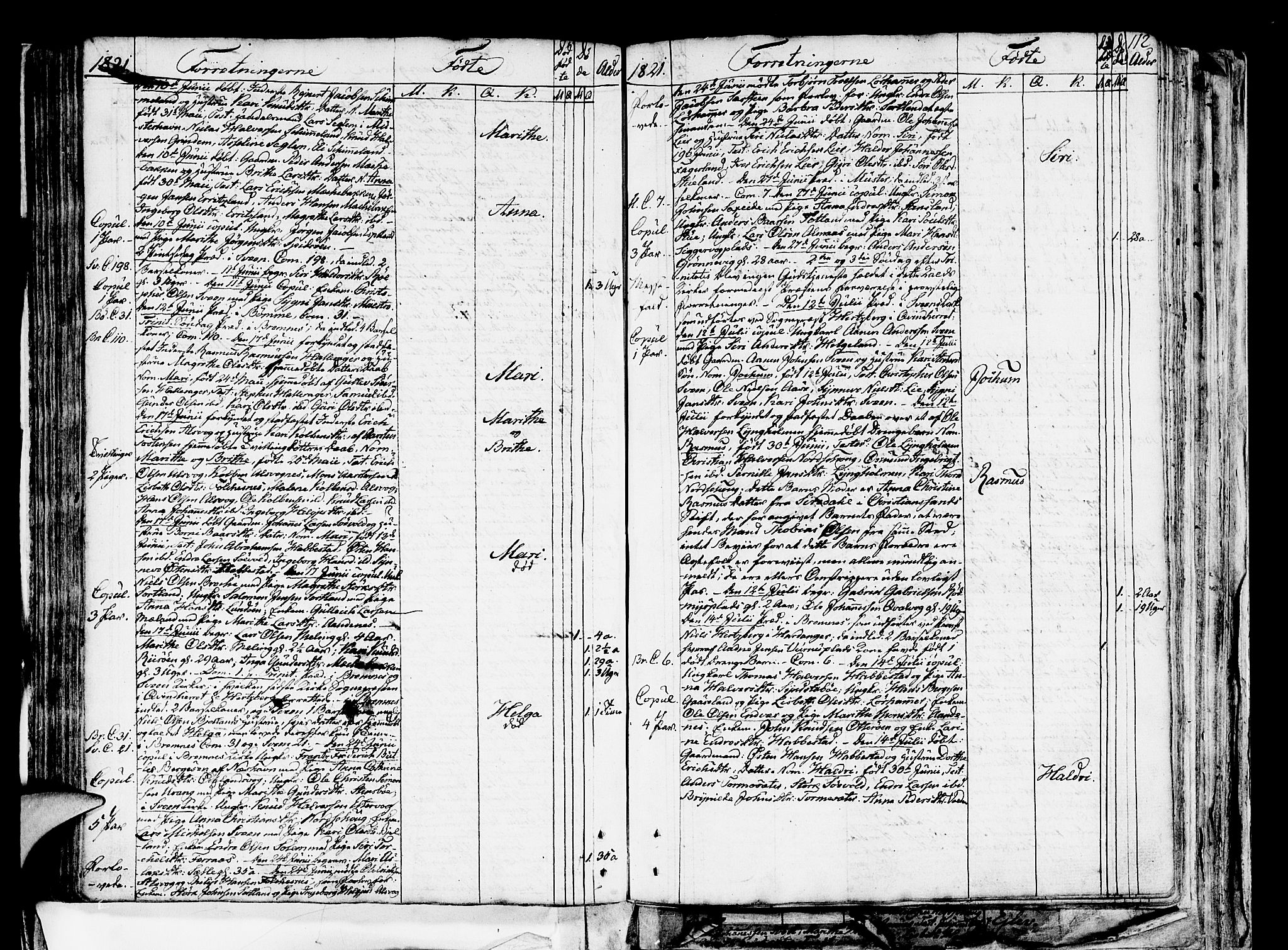 Finnås sokneprestembete, SAB/A-99925/H/Ha/Haa/Haaa/L0004: Parish register (official) no. A 4, 1804-1830, p. 112