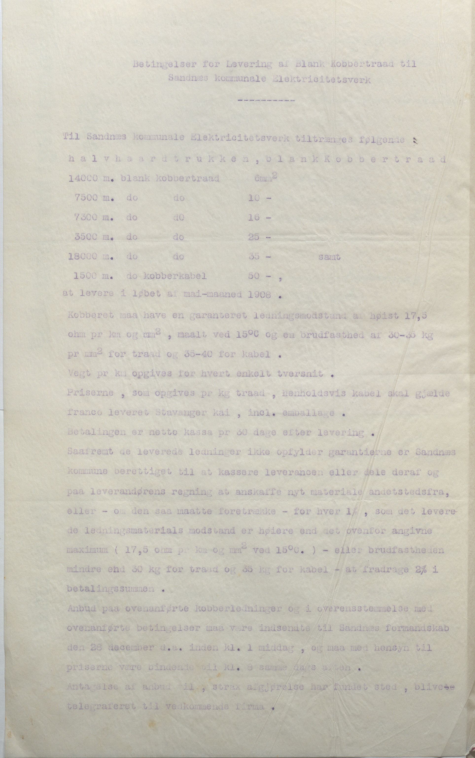 Sandnes kommune - Formannskapet og Bystyret, IKAR/K-100188/Aa/L0006: Møtebok, 1902-1909
