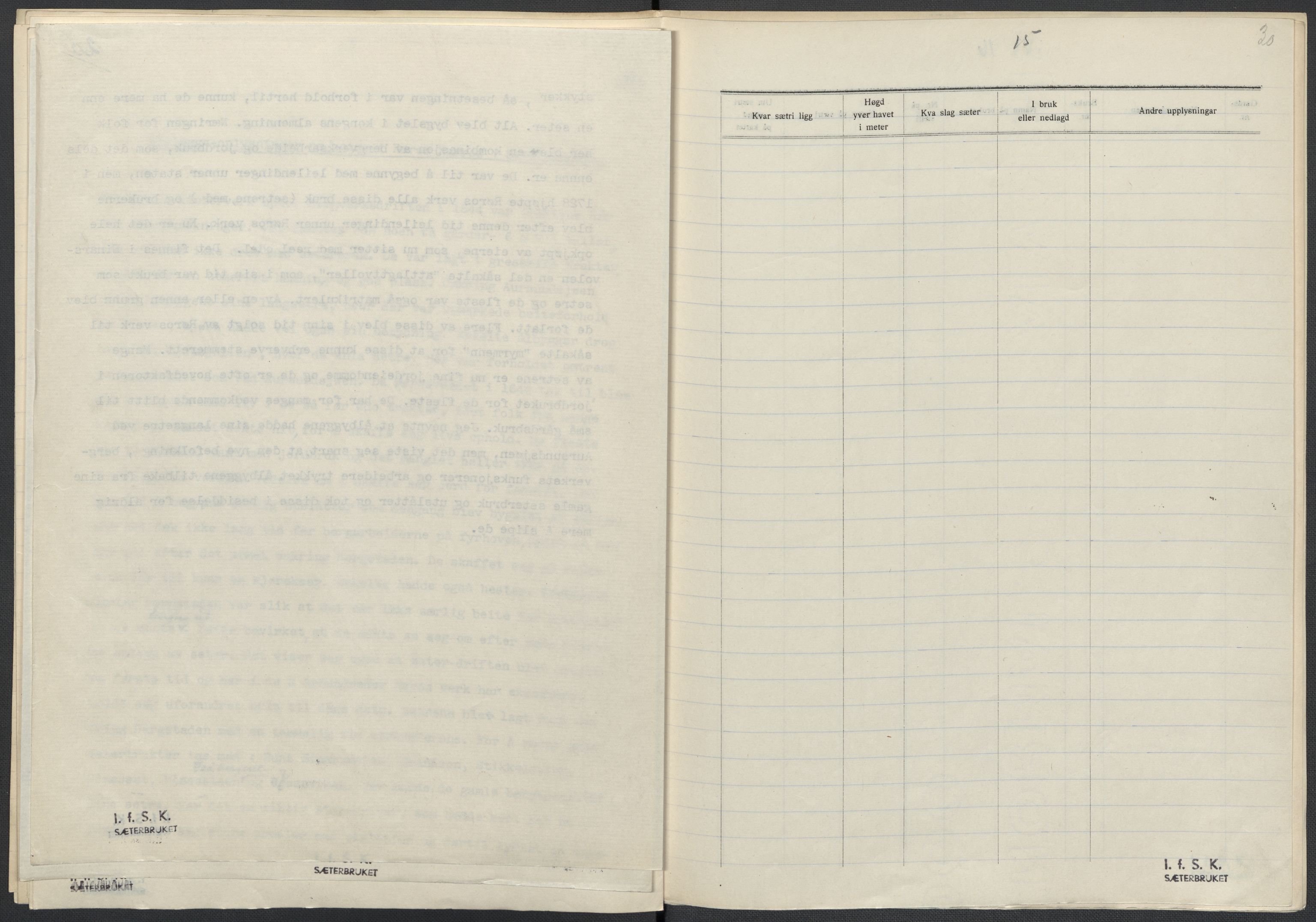 Instituttet for sammenlignende kulturforskning, RA/PA-0424/F/Fc/L0014/0001: Eske B14: / Sør-Trøndelag (perm XXXIX), 1934-1939, p. 30