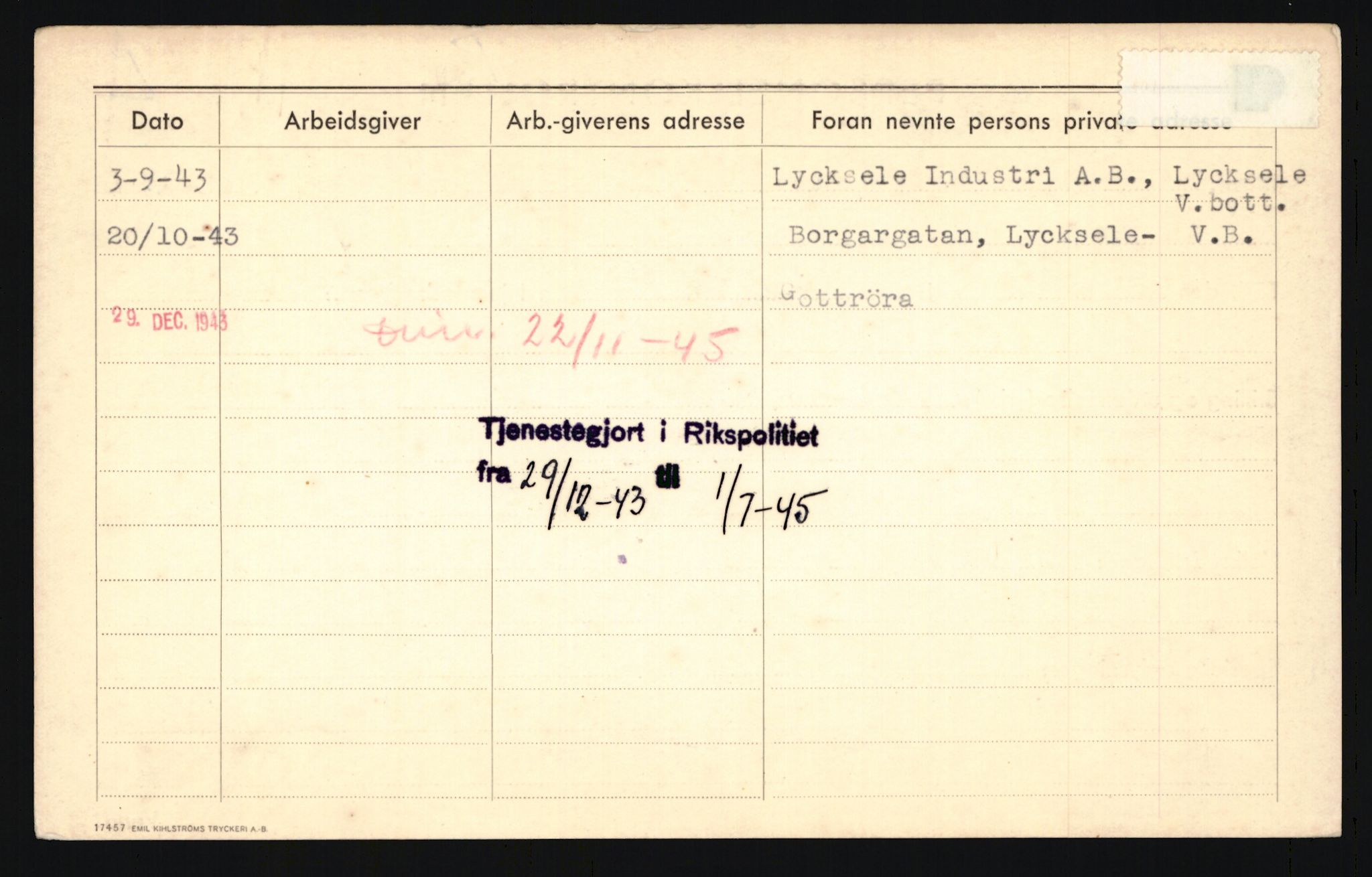 Forsvaret, Troms infanteriregiment nr. 16, AV/RA-RAFA-3146/P/Pa/L0024/0003: Rulleblad / Rulleblad for regimentets menige mannskaper, årsklasse 1942, 1942, p. 111