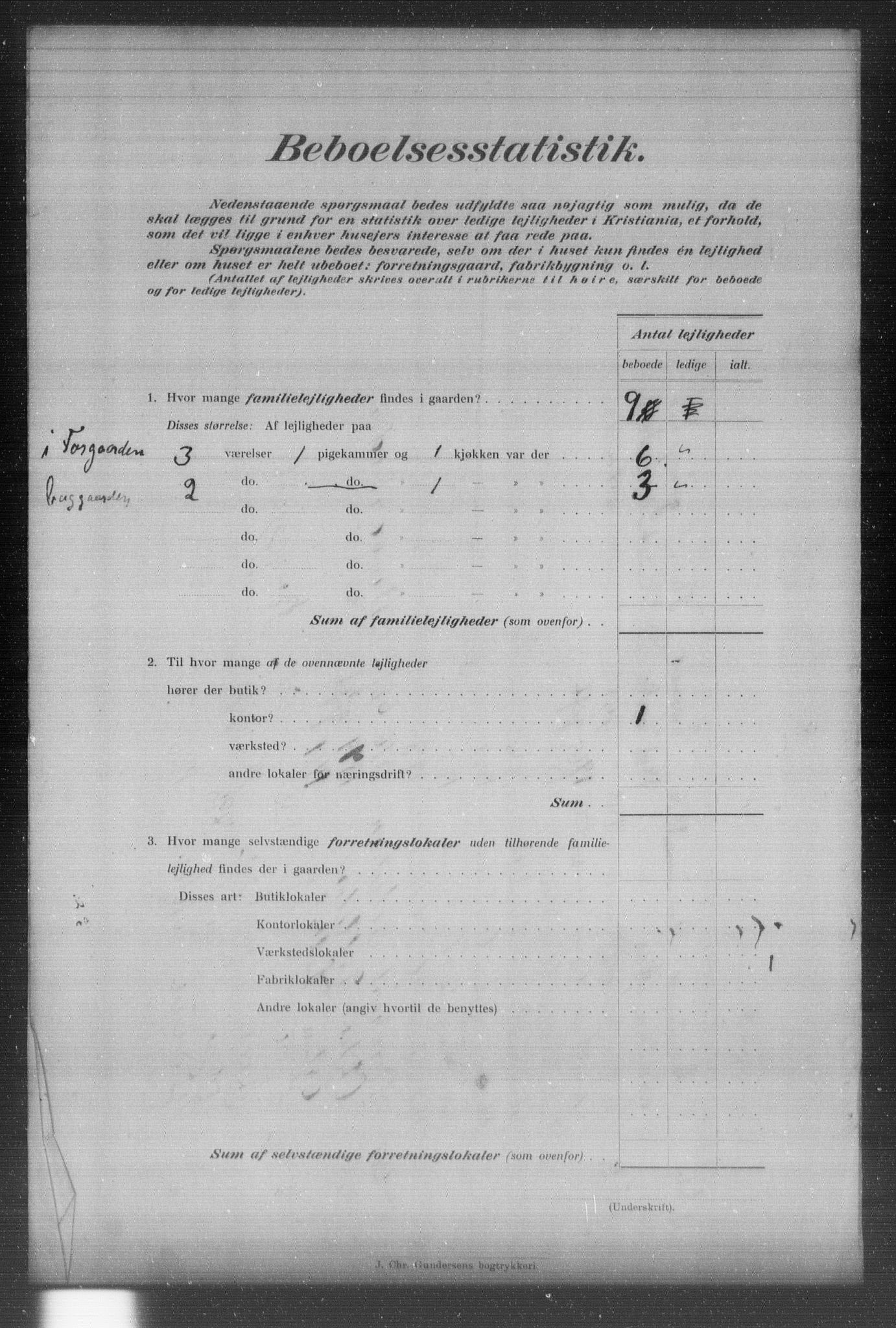 OBA, Municipal Census 1903 for Kristiania, 1903, p. 16267