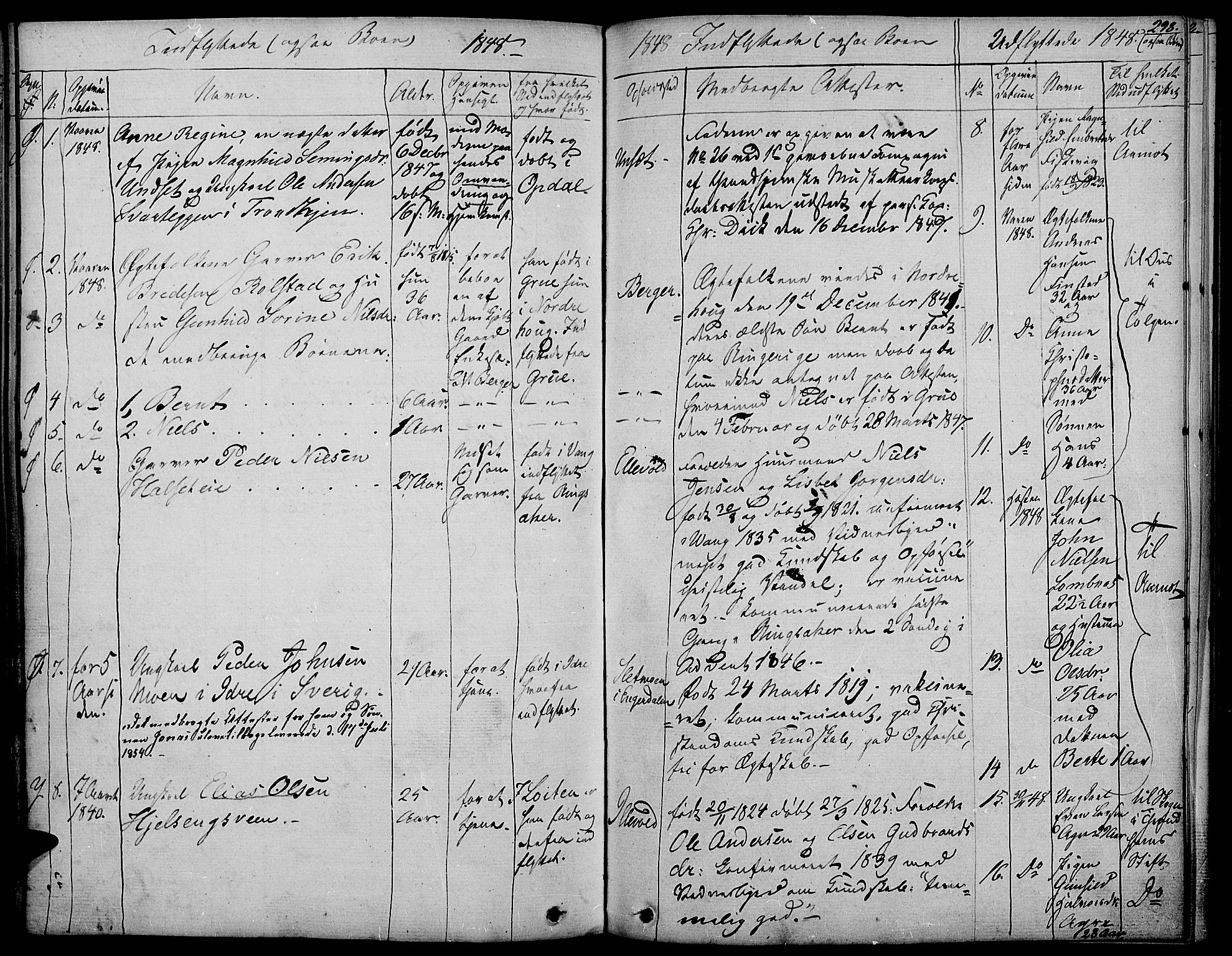 Rendalen prestekontor, SAH/PREST-054/H/Ha/Haa/L0004: Parish register (official) no. 4, 1829-1852, p. 298