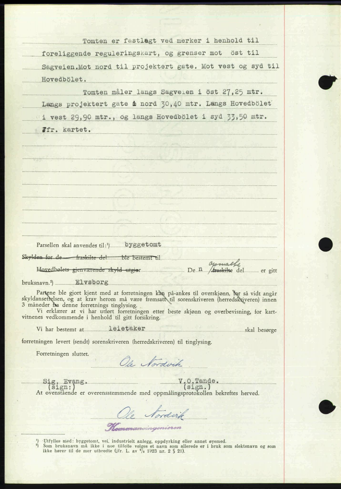 Toten tingrett, SAH/TING-006/H/Hb/Hbc/L0020: Mortgage book no. Hbc-20, 1948-1948, Diary no: : 2113/1948