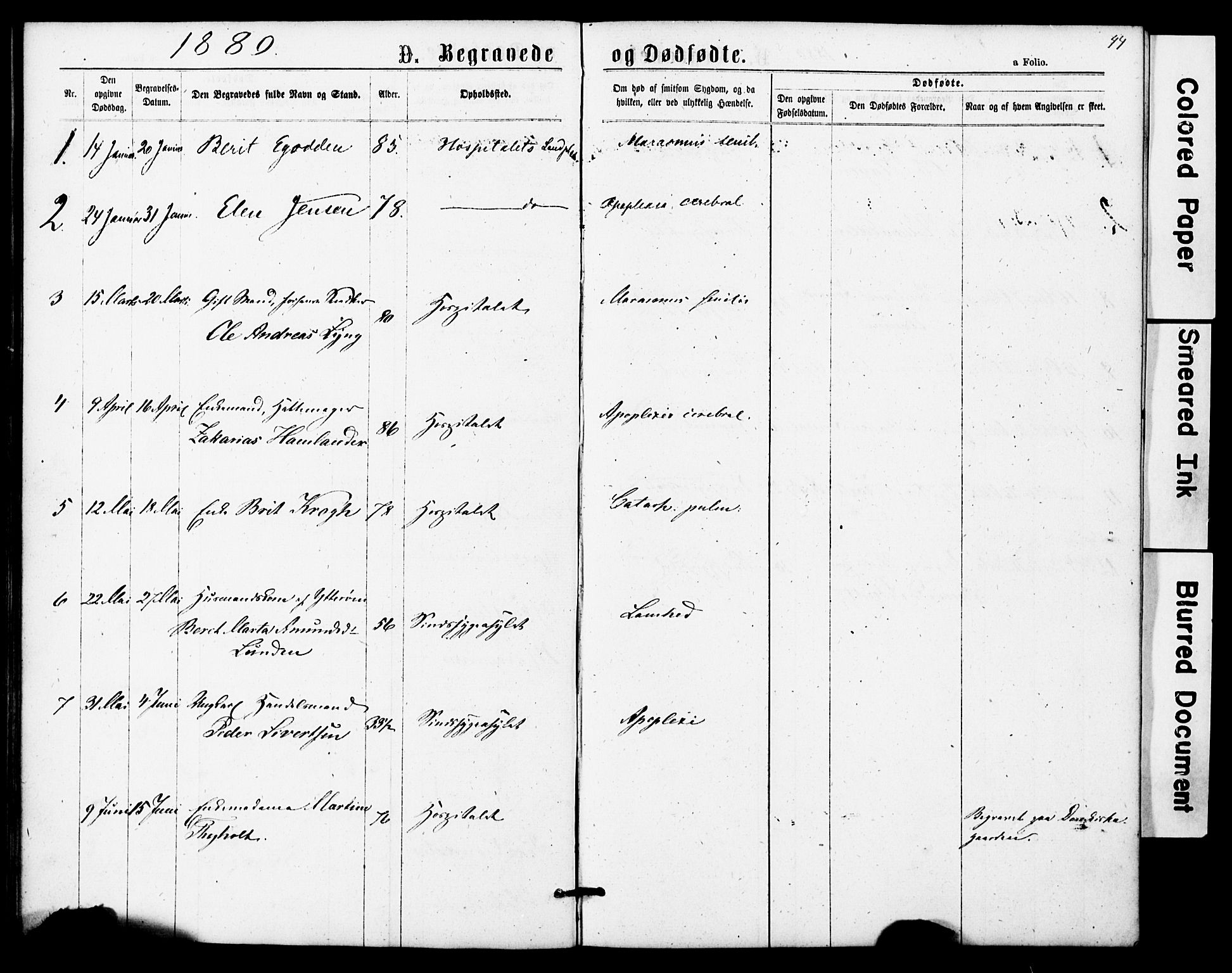 Ministerialprotokoller, klokkerbøker og fødselsregistre - Sør-Trøndelag, SAT/A-1456/623/L0469: Parish register (official) no. 623A03, 1868-1883, p. 44