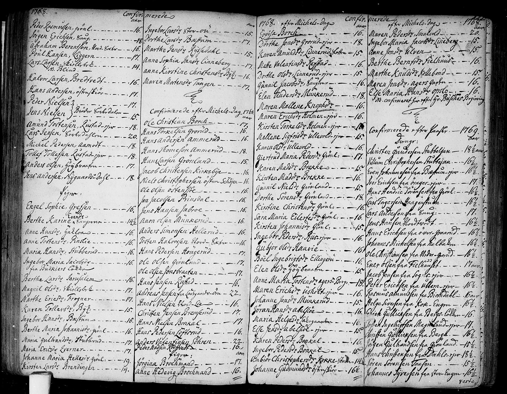 Aker prestekontor kirkebøker, SAO/A-10861/F/L0009: Parish register (official) no. 9, 1765-1785, p. 111