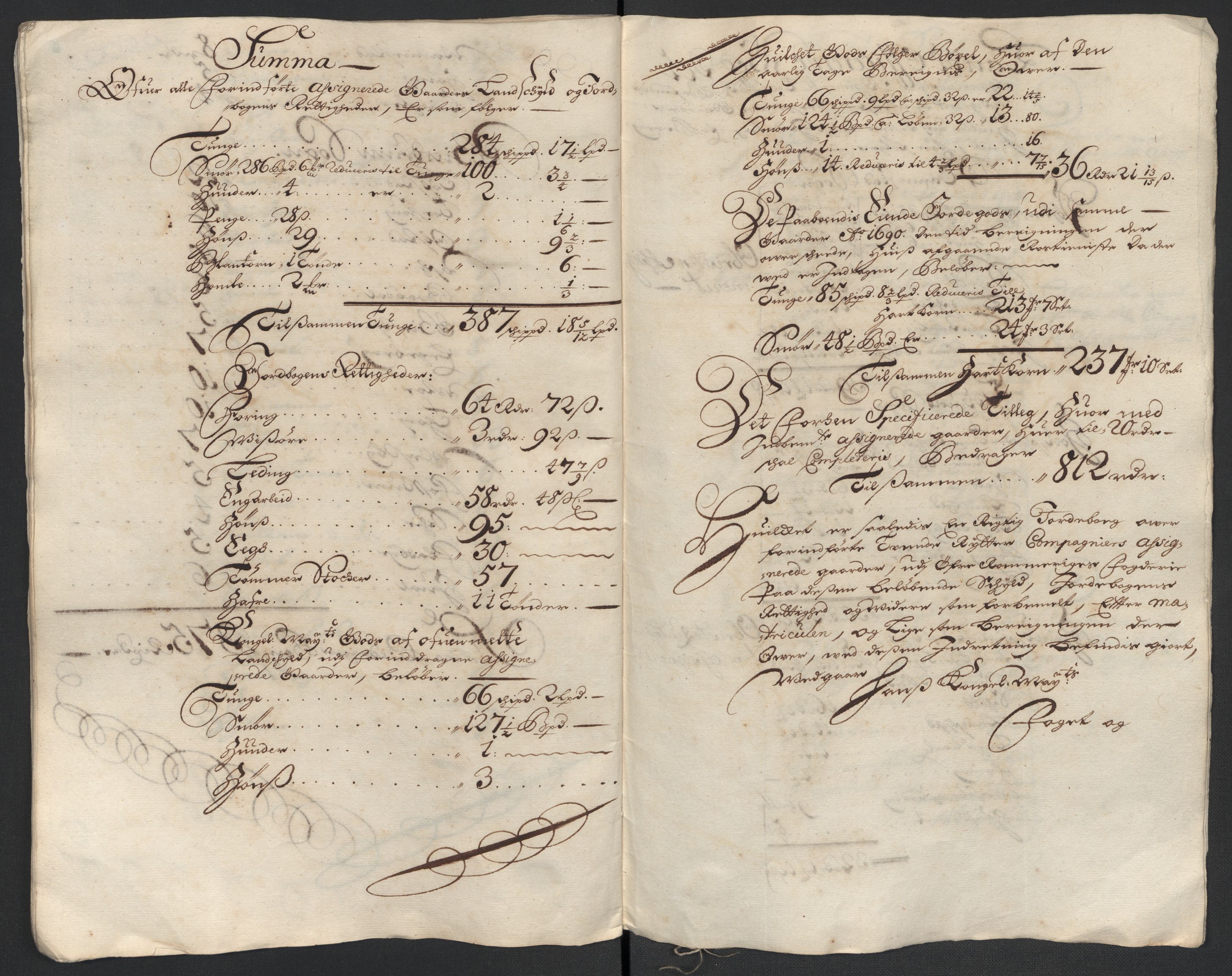 Rentekammeret inntil 1814, Reviderte regnskaper, Fogderegnskap, RA/EA-4092/R12/L0710: Fogderegnskap Øvre Romerike, 1698, p. 303