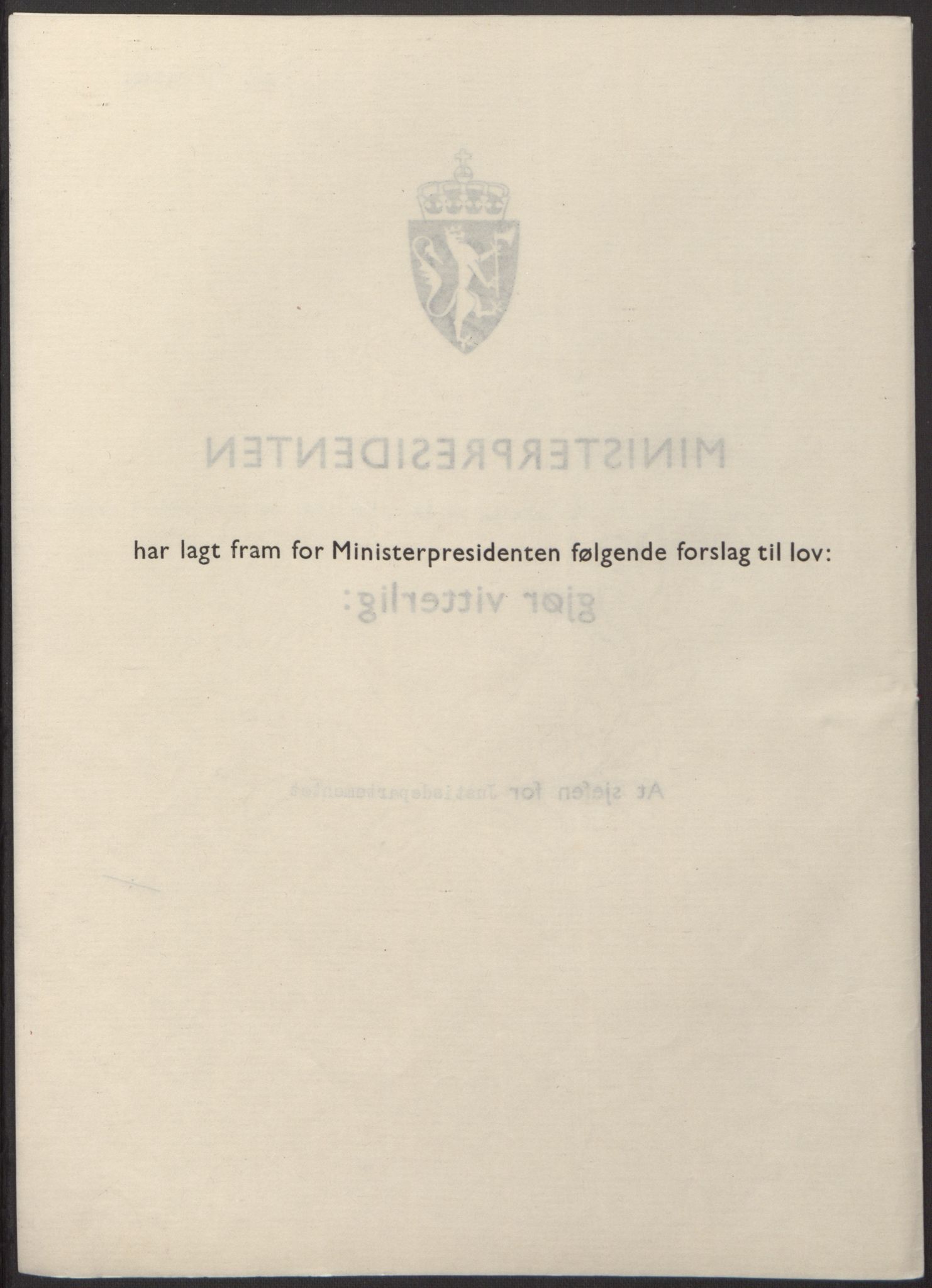 NS-administrasjonen 1940-1945 (Statsrådsekretariatet, de kommisariske statsråder mm), AV/RA-S-4279/D/Db/L0098: Lover II, 1942, p. 157