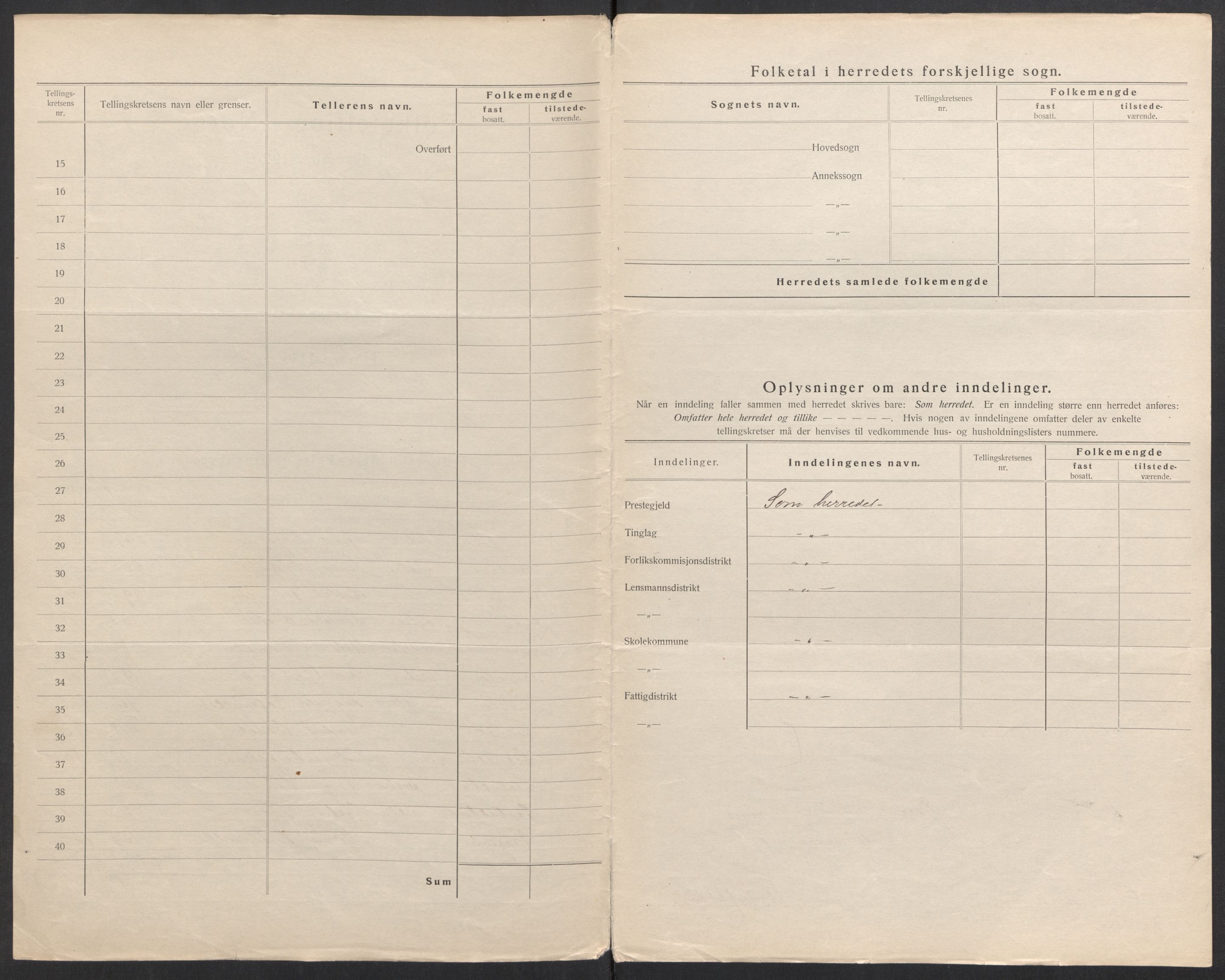 SAK, 1920 census for Fjære, 1920, p. 4