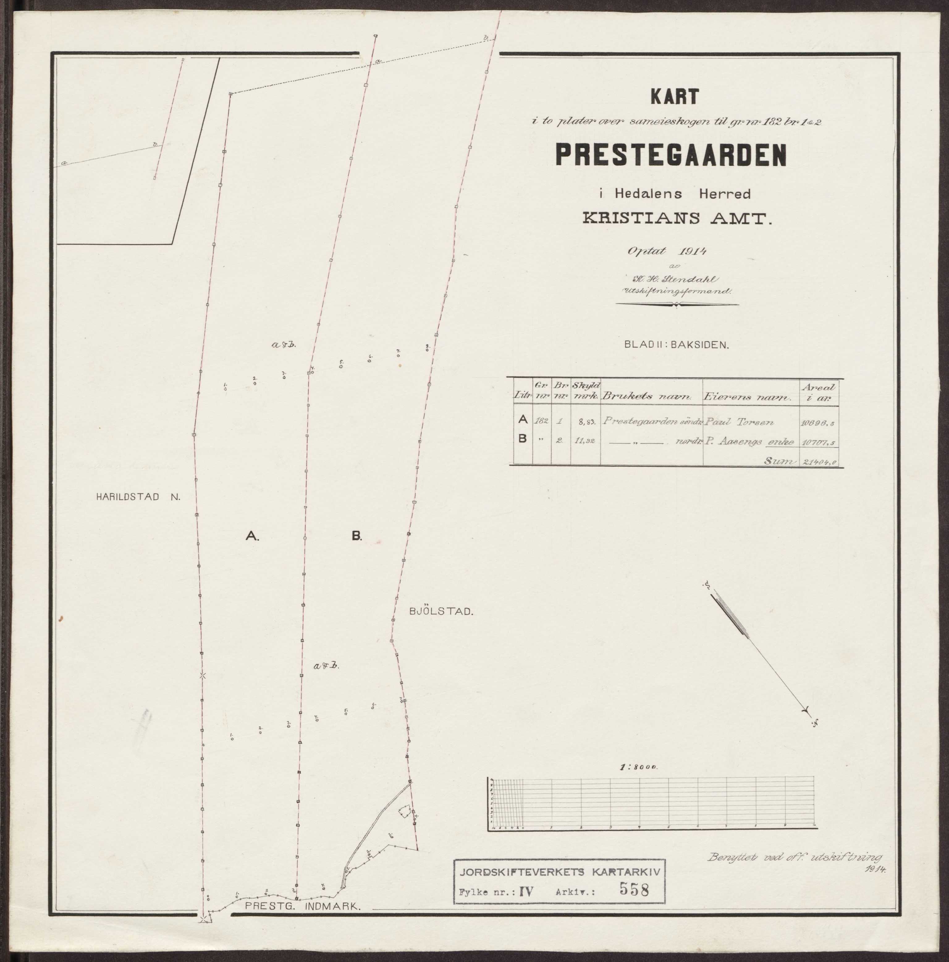 Jordskifteverkets kartarkiv, RA/S-3929/T, 1859-1988, p. 688