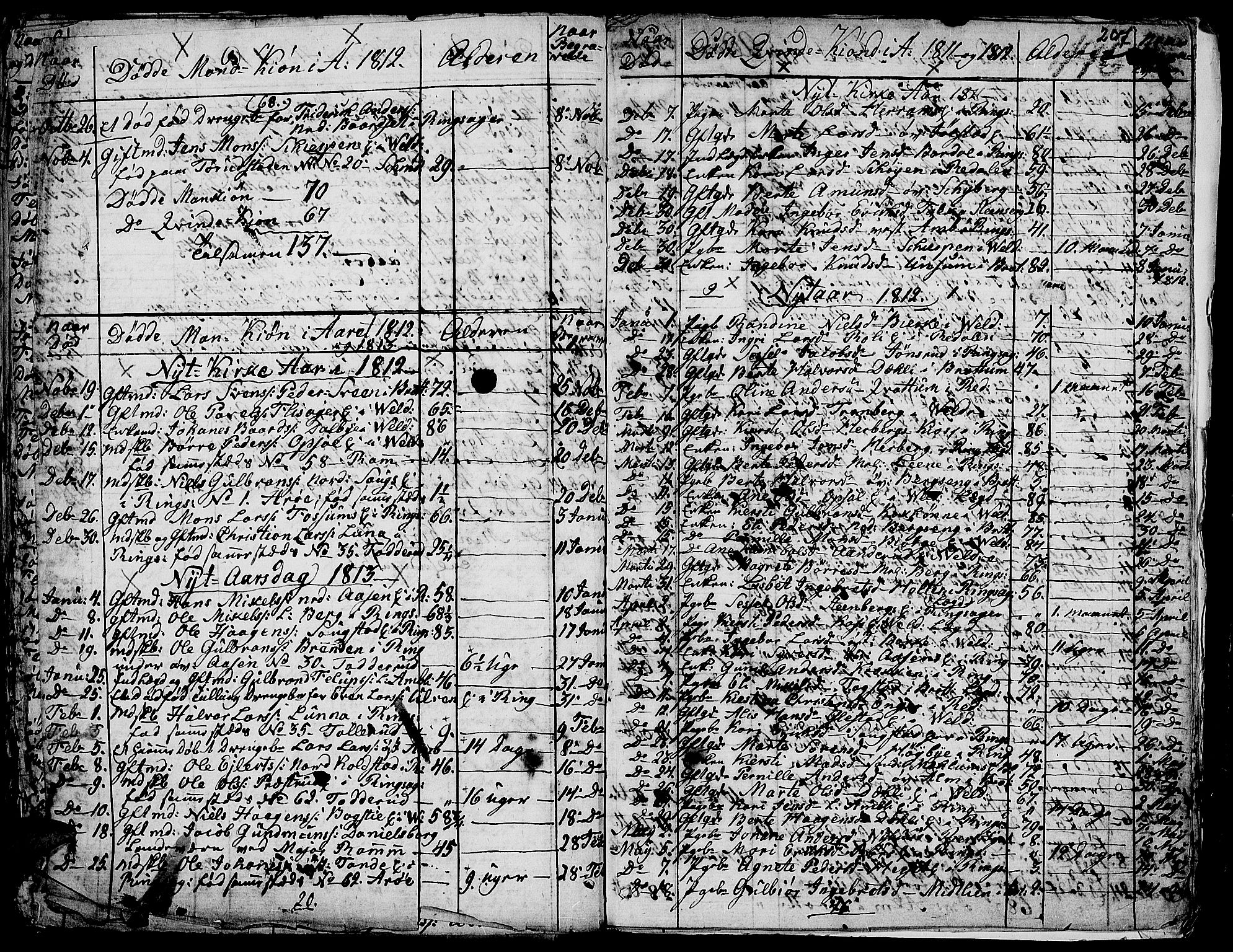 Ringsaker prestekontor, AV/SAH-PREST-014/K/Ka/L0004: Parish register (official) no. 4, 1799-1814, p. 207