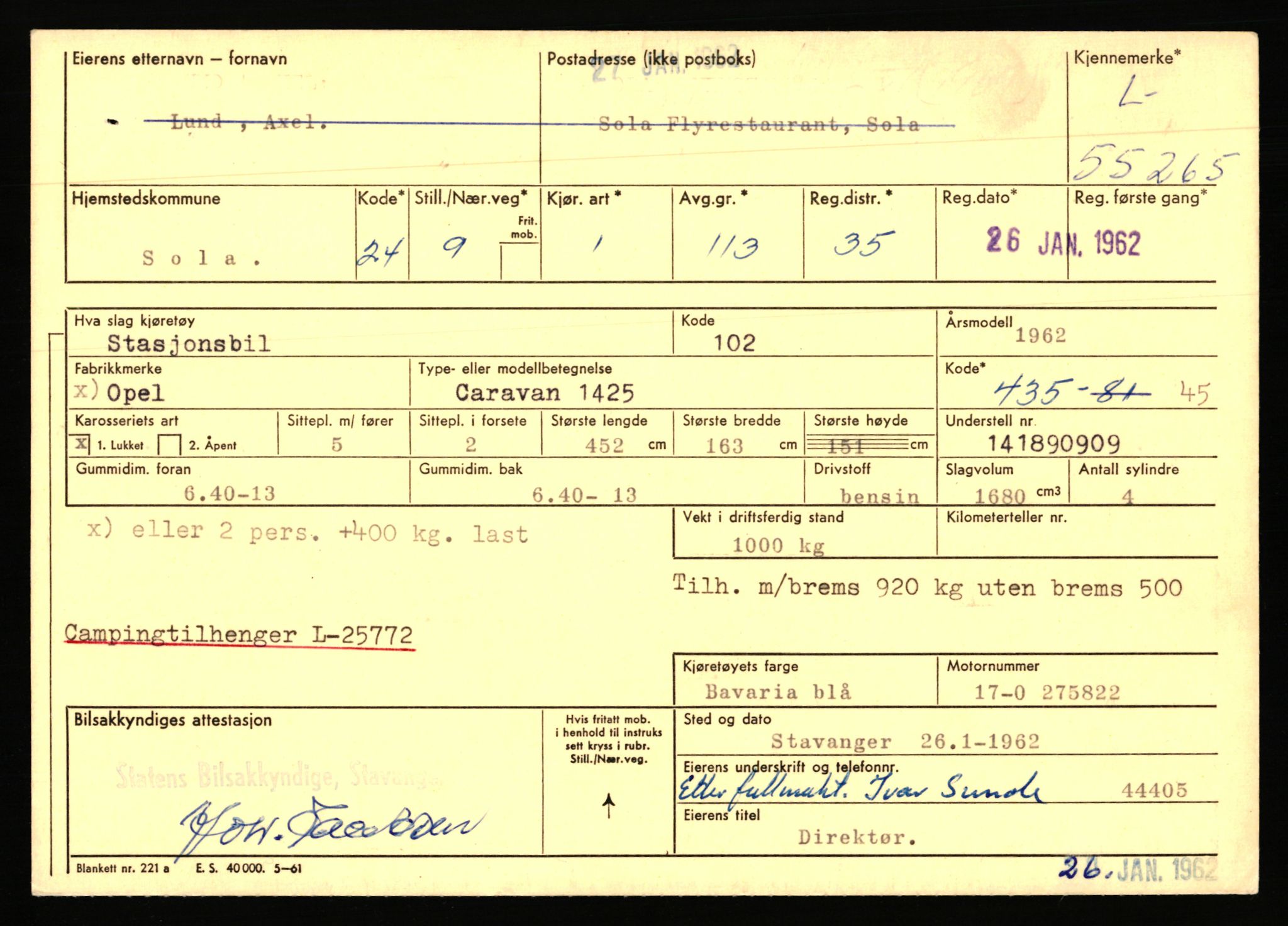 Stavanger trafikkstasjon, AV/SAST-A-101942/0/F/L0054: L-54200 - L-55699, 1930-1971, p. 2167