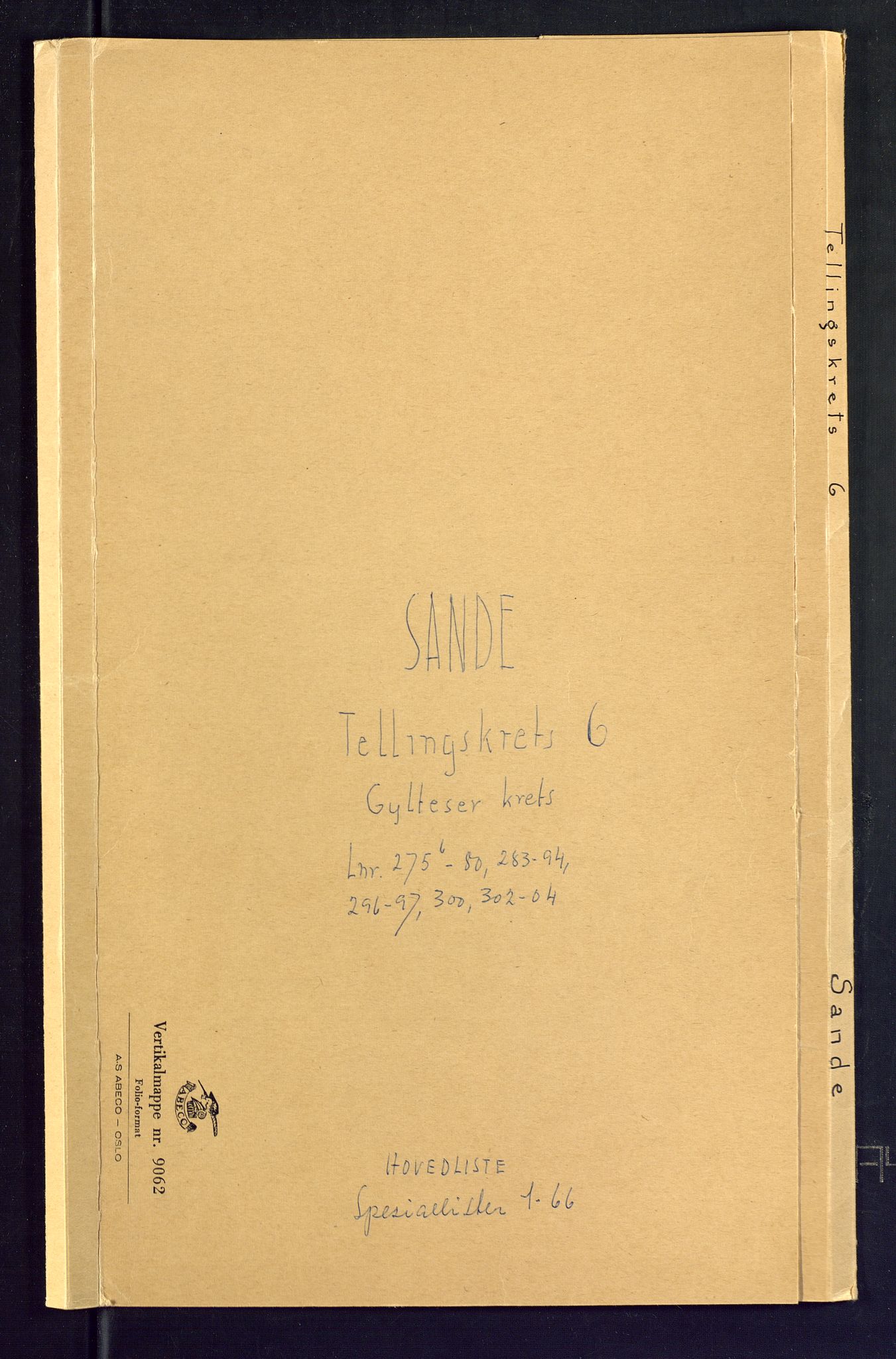 SAKO, 1875 census for 0713P Sande, 1875, p. 32